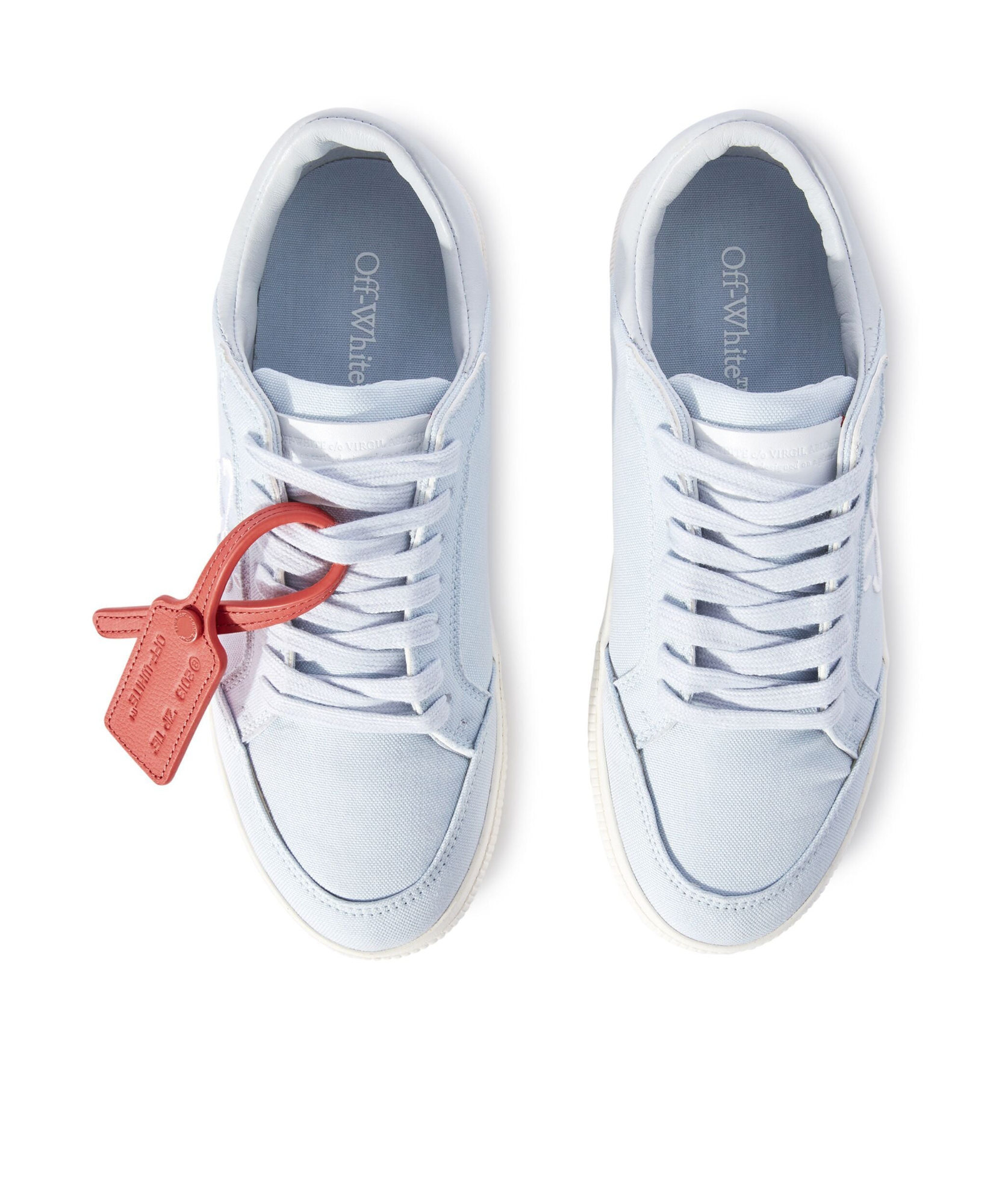 Off-white New Low Vulcanized Lace-up Sneakers In White