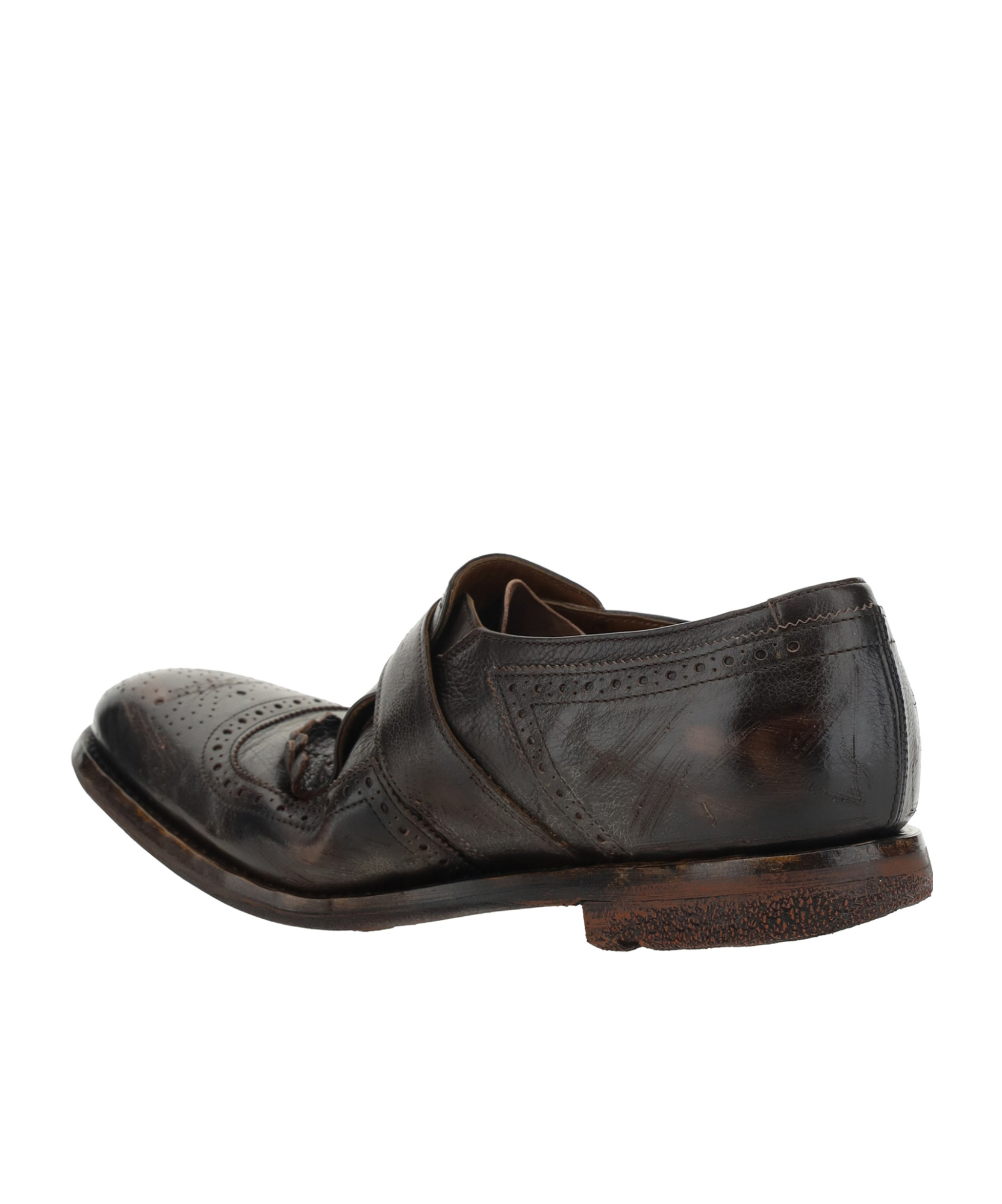 Church's Buckle Detailed Round Toe Loafers In Black