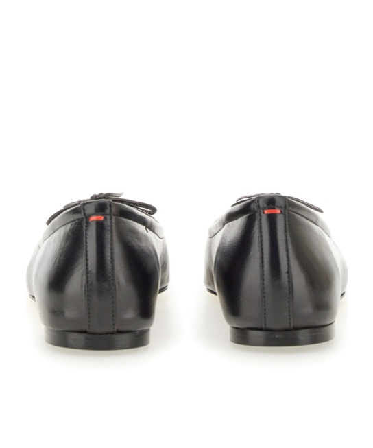 Shop Aeyde Aeydē Gabriella Ballerina Flats In Black