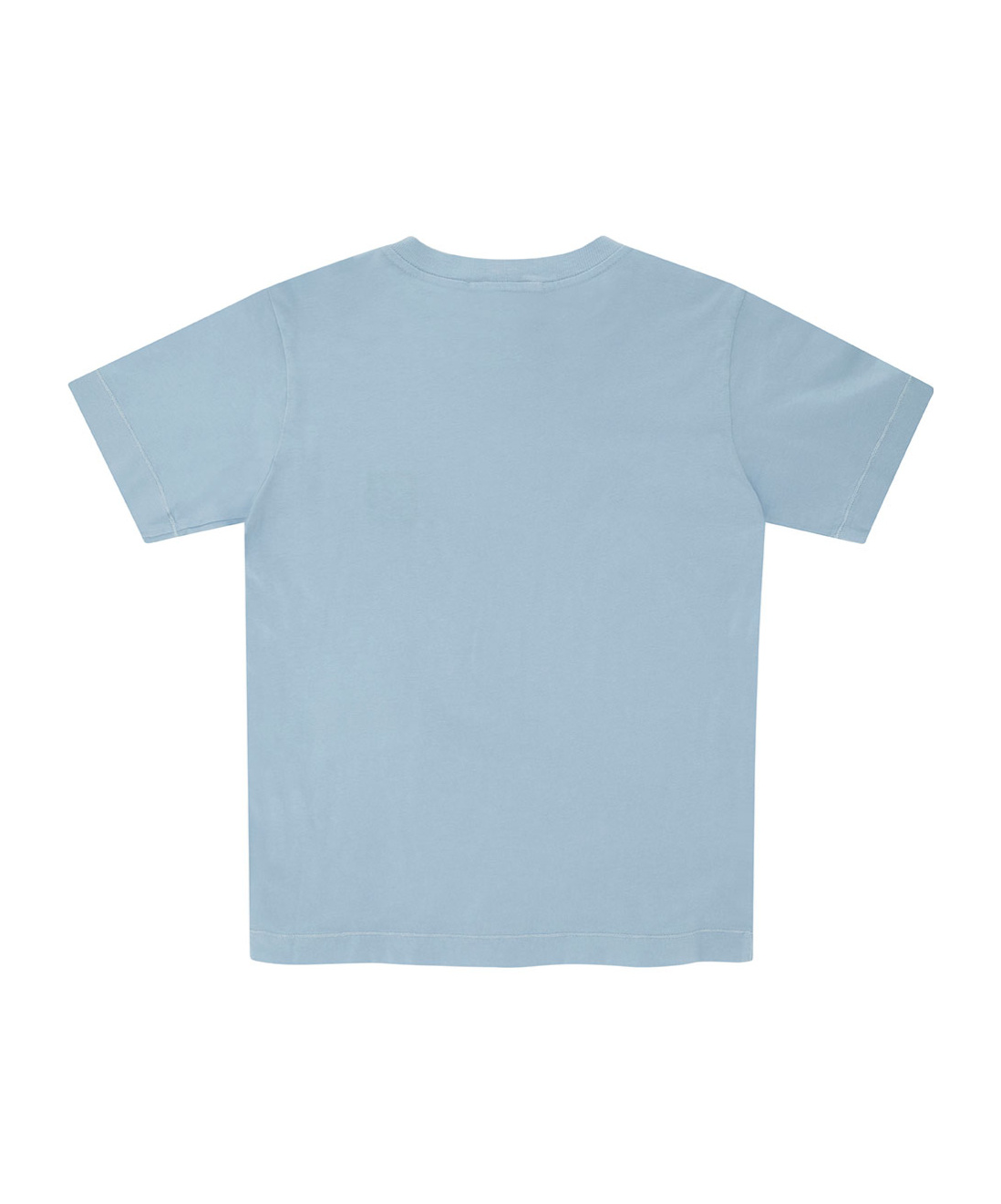 Stone Island Compass-motif Cotton T-shirt In Blue