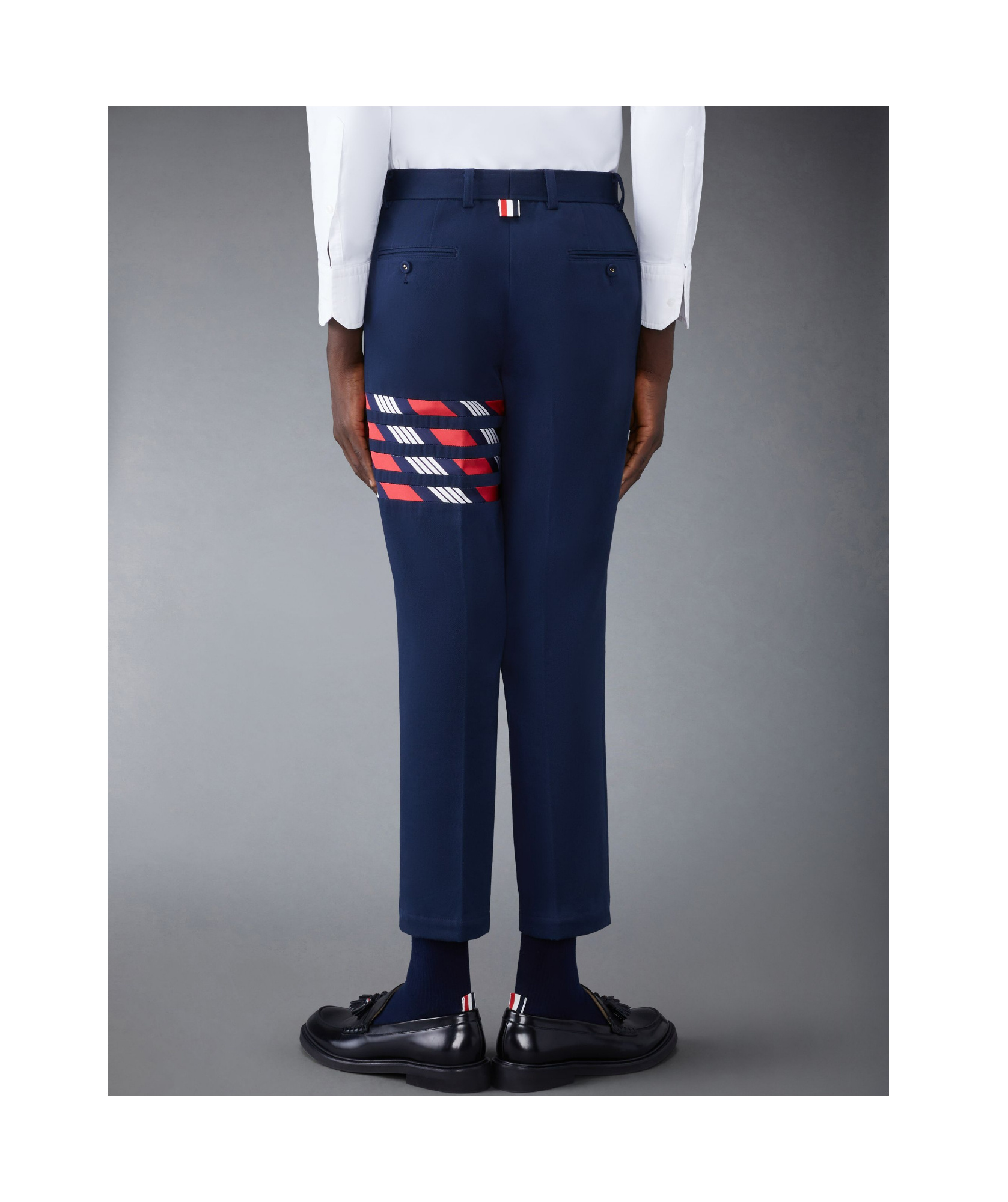 Thom Browne 4-bar Stripe Tailored Trousers In Black