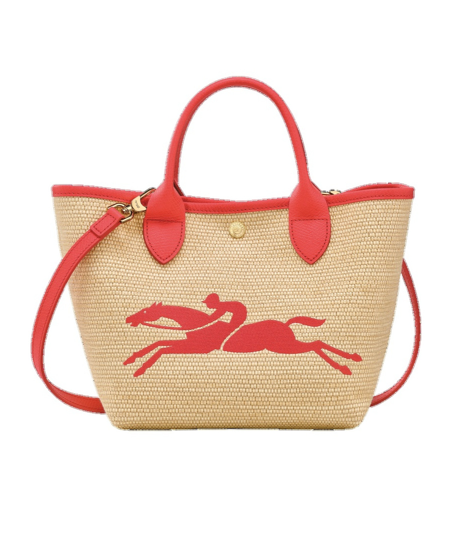 Longchamp `le Panier Pliage` Small Handbag In Nude