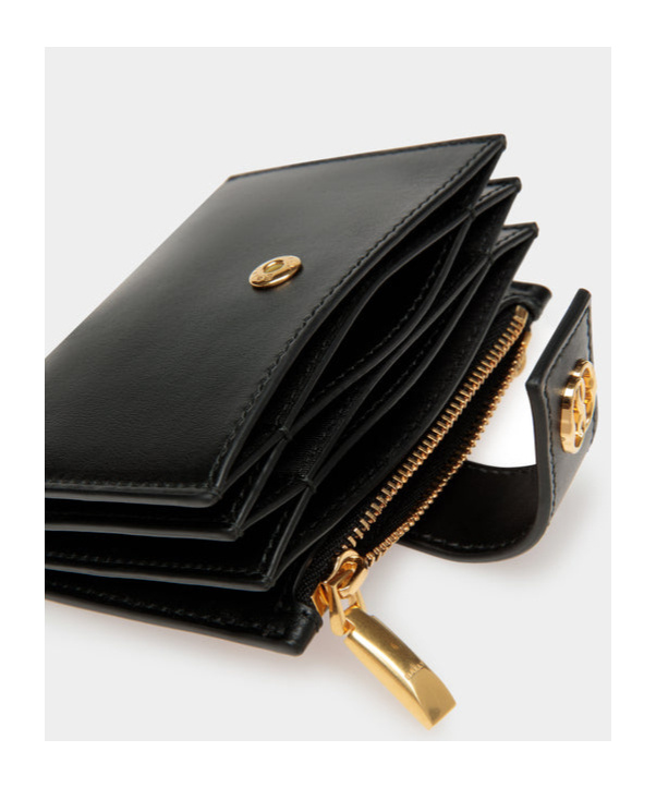 Shop Bally Chain Card Bag In Black