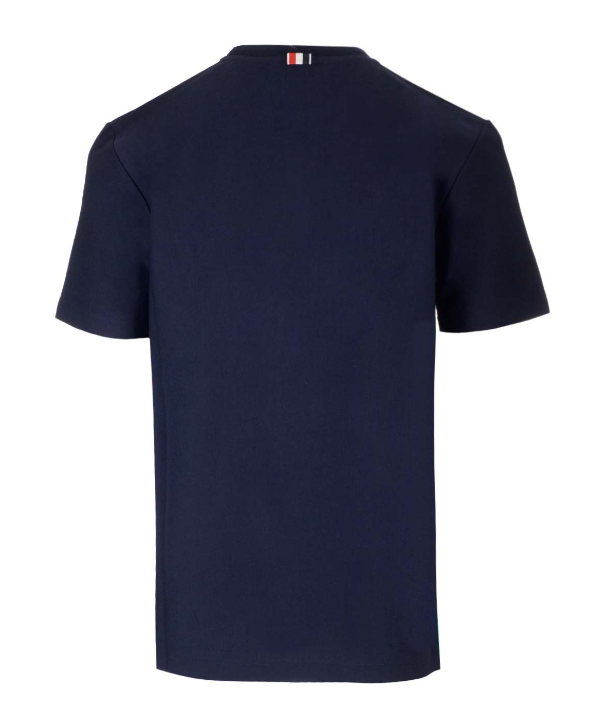 Thom Browne Signature Stripe Crewneck T-shirt In Black