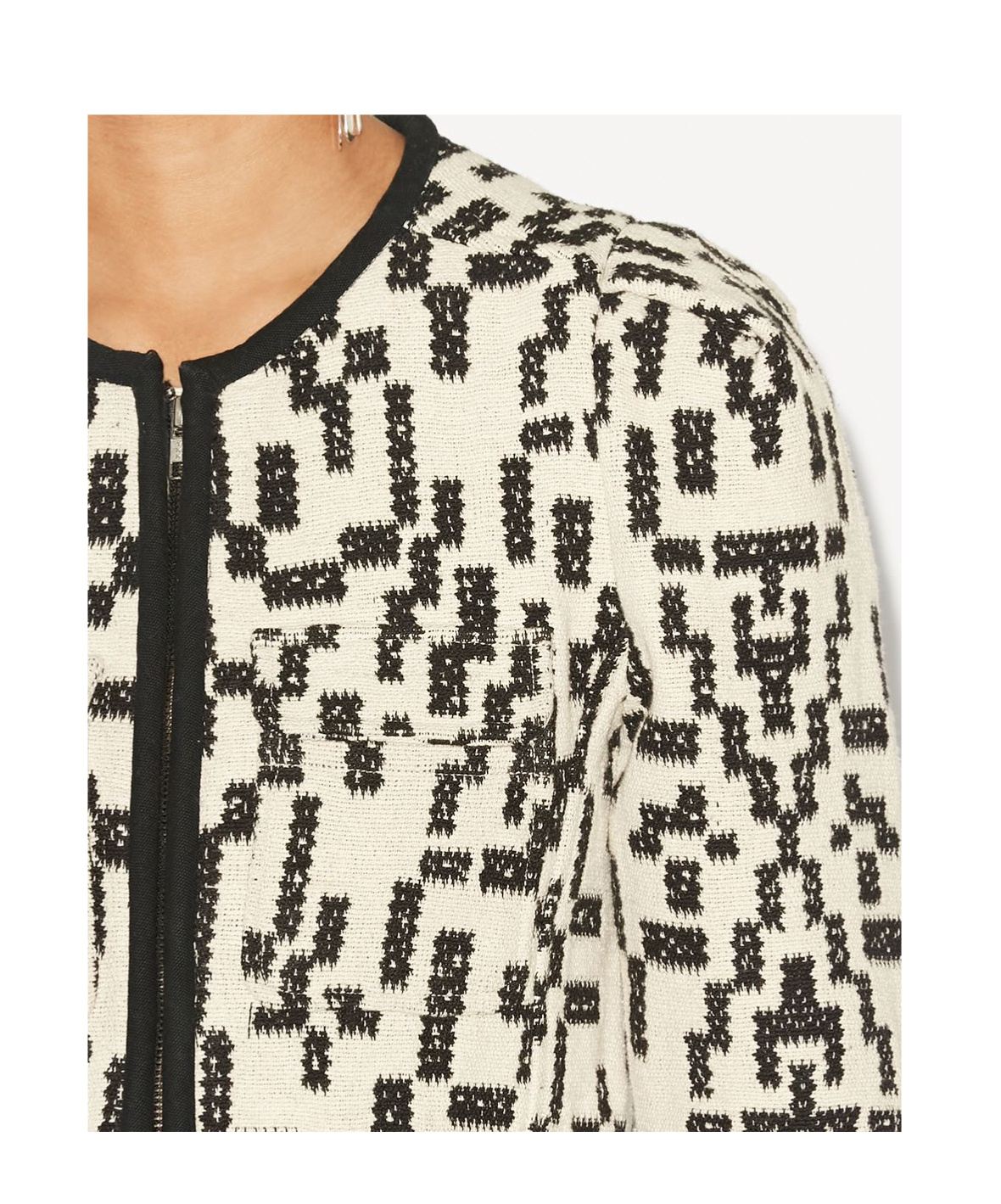Isabel Marant Étoile Deliona Zip-up Jacket In White