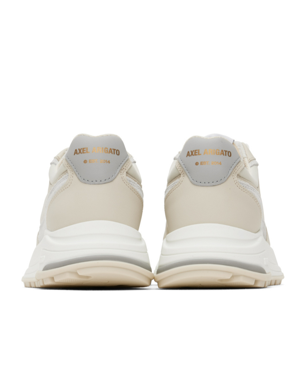 Axel Arigato Logo Logo Round Head Low-top Casual Shoes In White