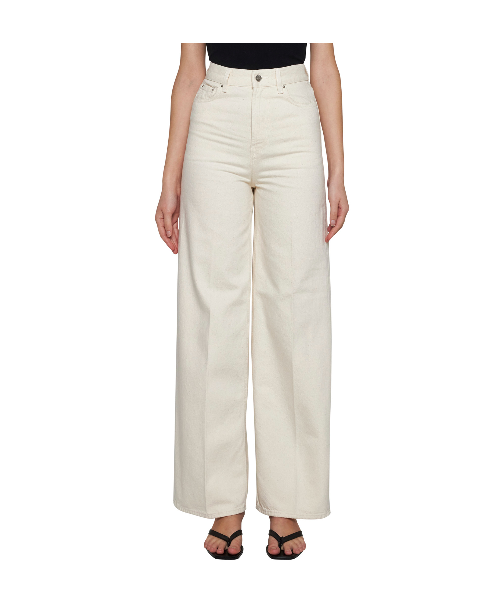 Totême Wide-leg Jeans In White