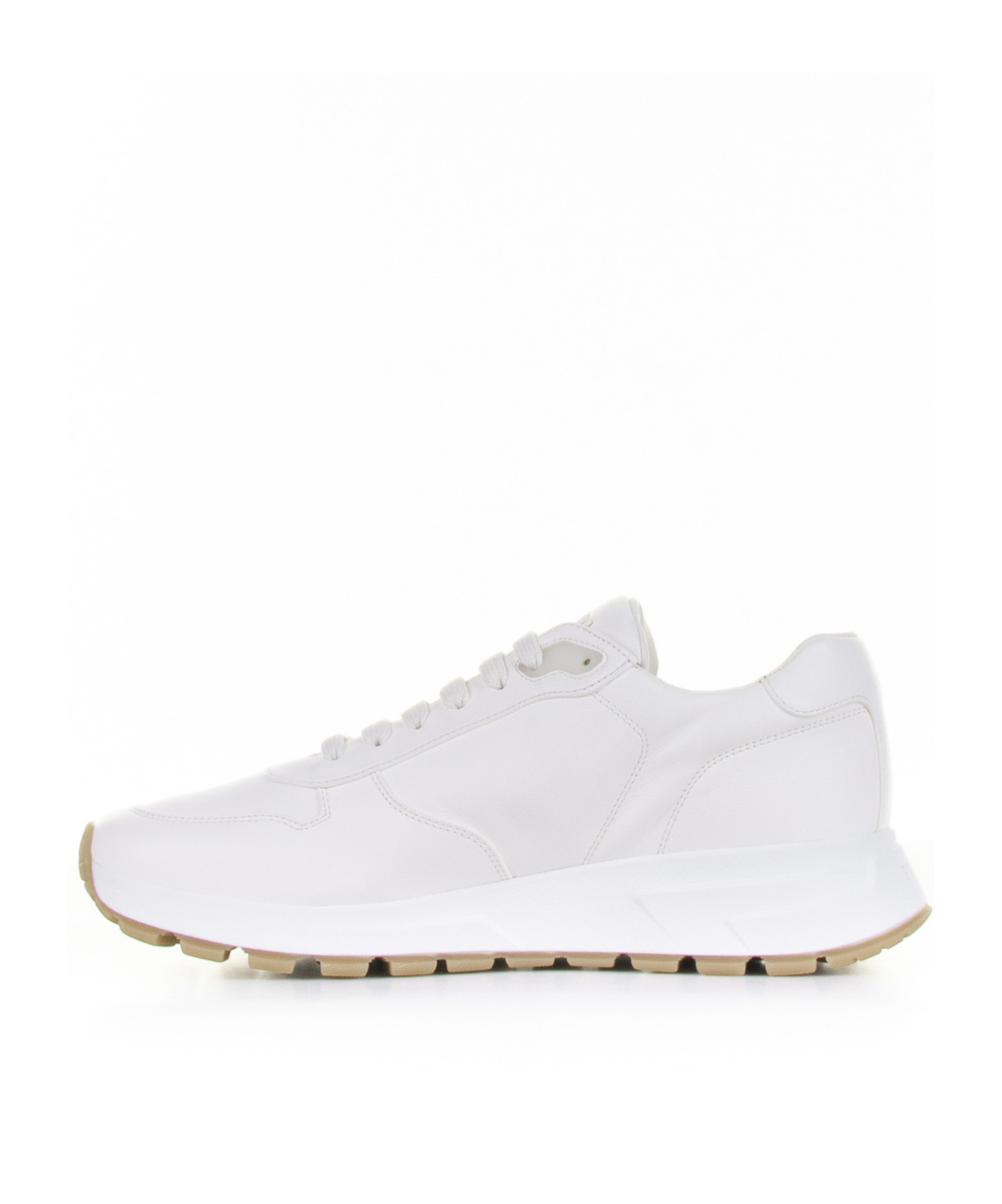 Prada Prax01 Logo Sneakers In Nude