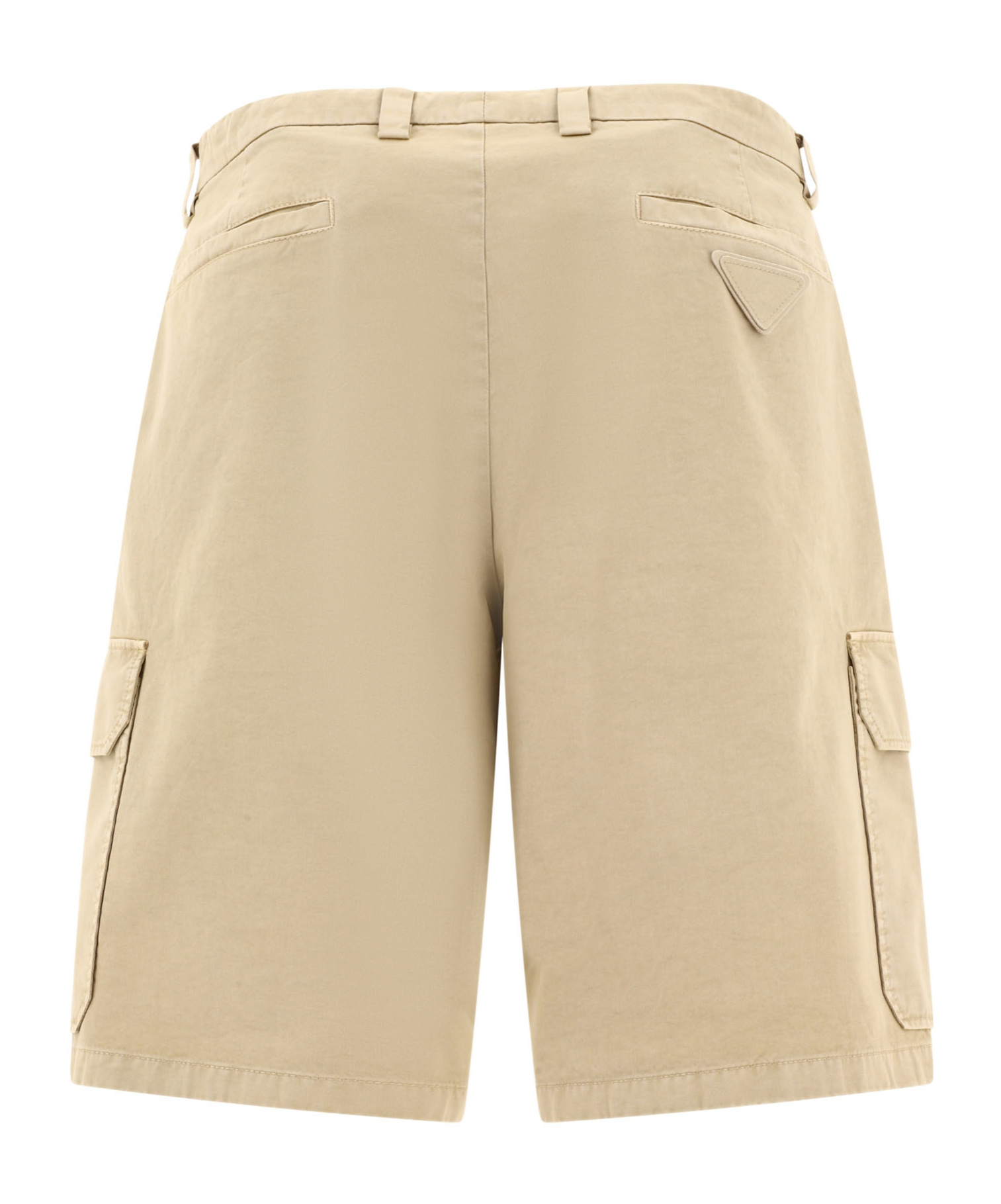 Prada Belt Ring Shorts In Brown
