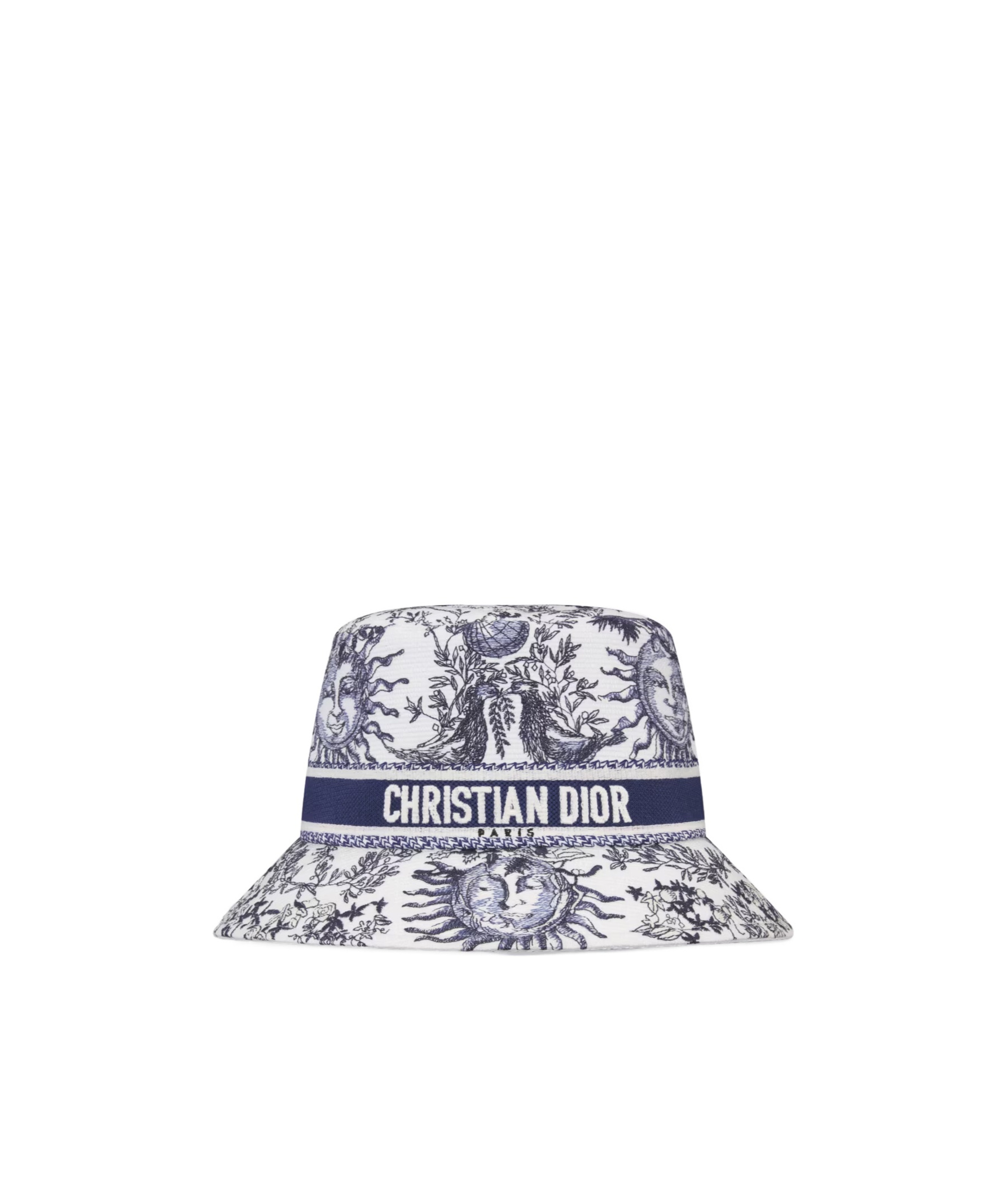 DIOR D-BOBBY TOILE DE JOUY SOLEIL SMALL BRIM BUCKET HAT