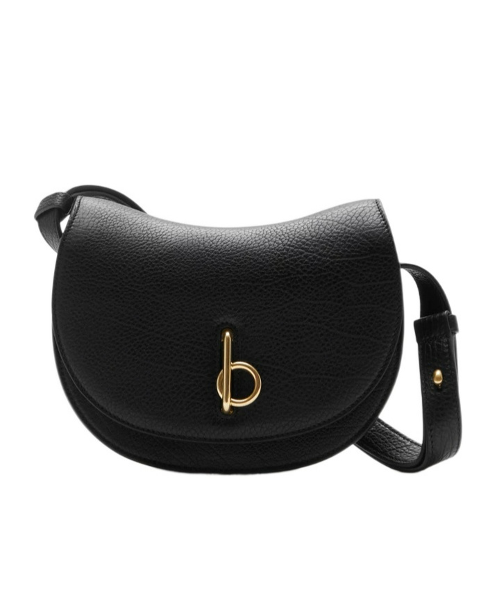 Burberry Mini Rocking Horse Crossbody Bag In Black