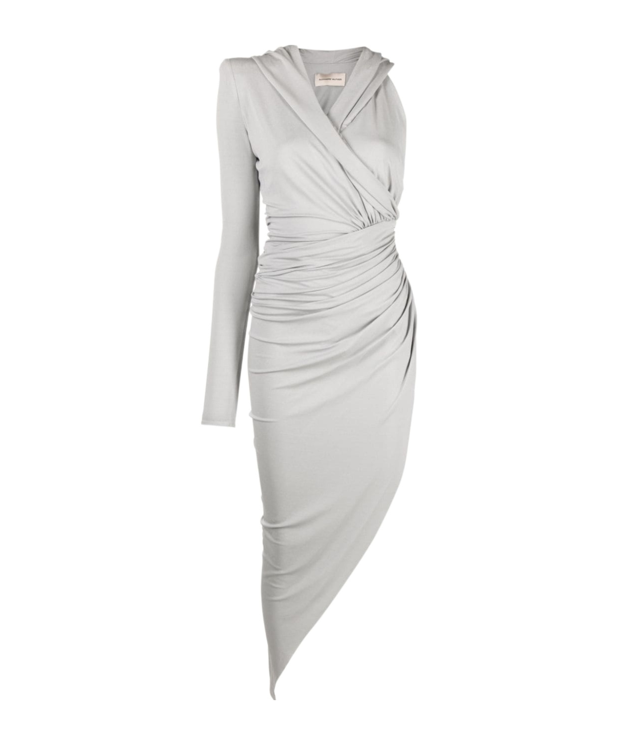 Alexandre Vauthier One-shoulder Asymmetric Midi Dress In White