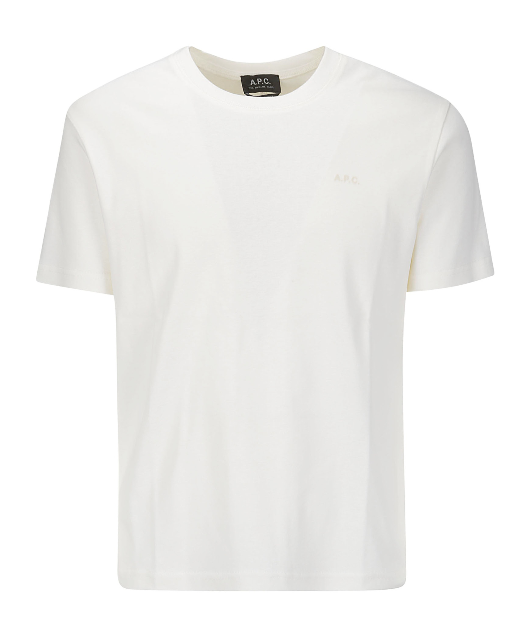 Apc Lewis Organic-cotton T-shirt In White