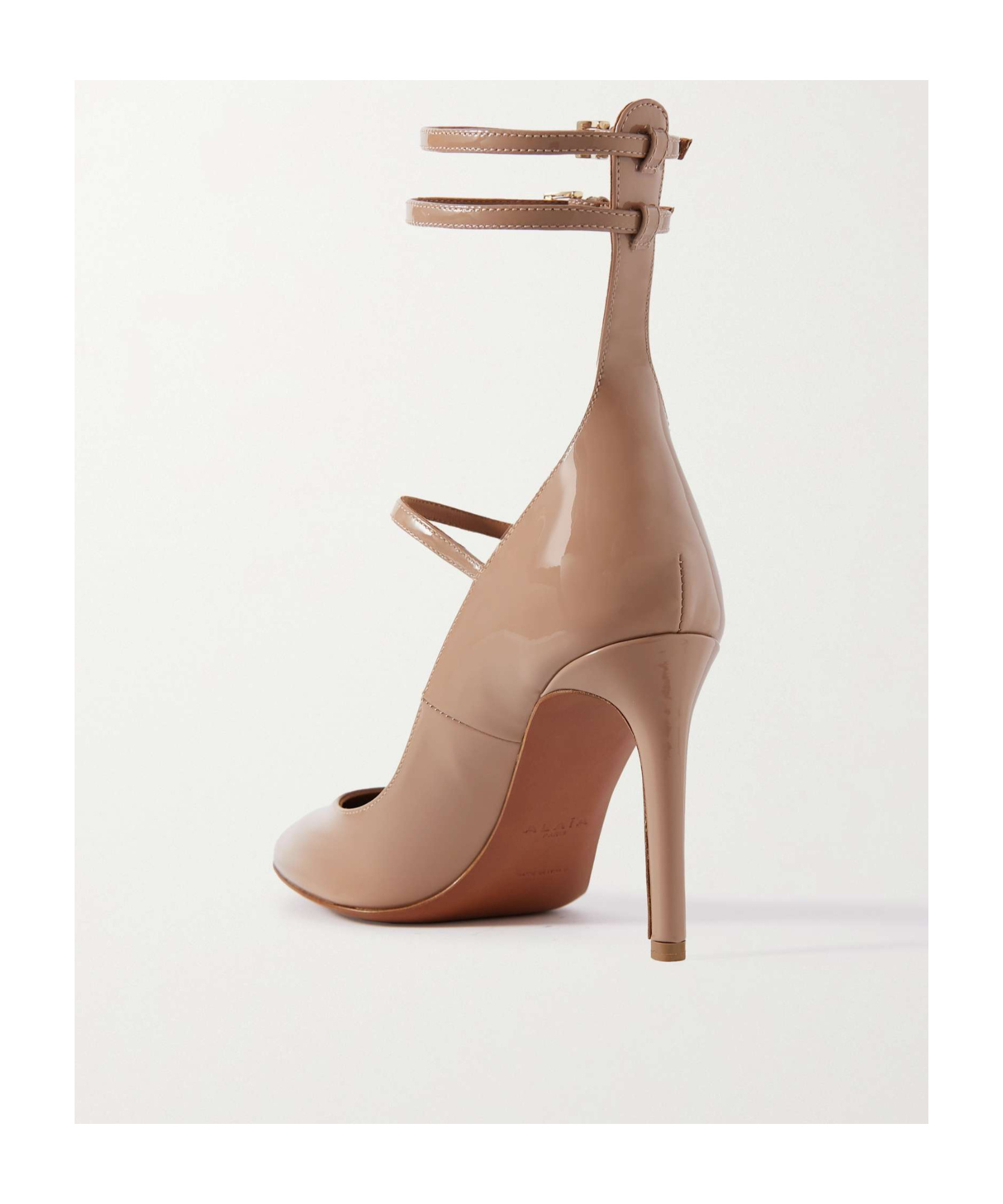 Alaïa Buckled High Heels In Brown