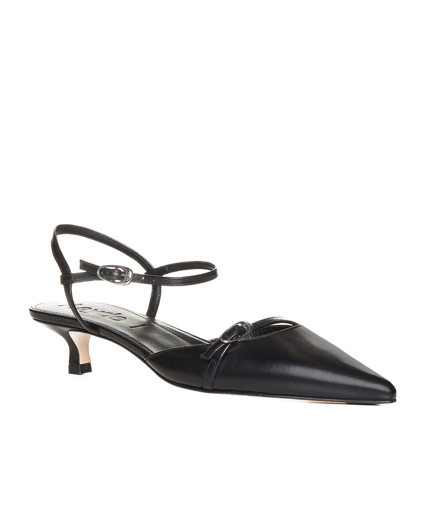 Aeyde Woman Pumps Black Size 7 Leather