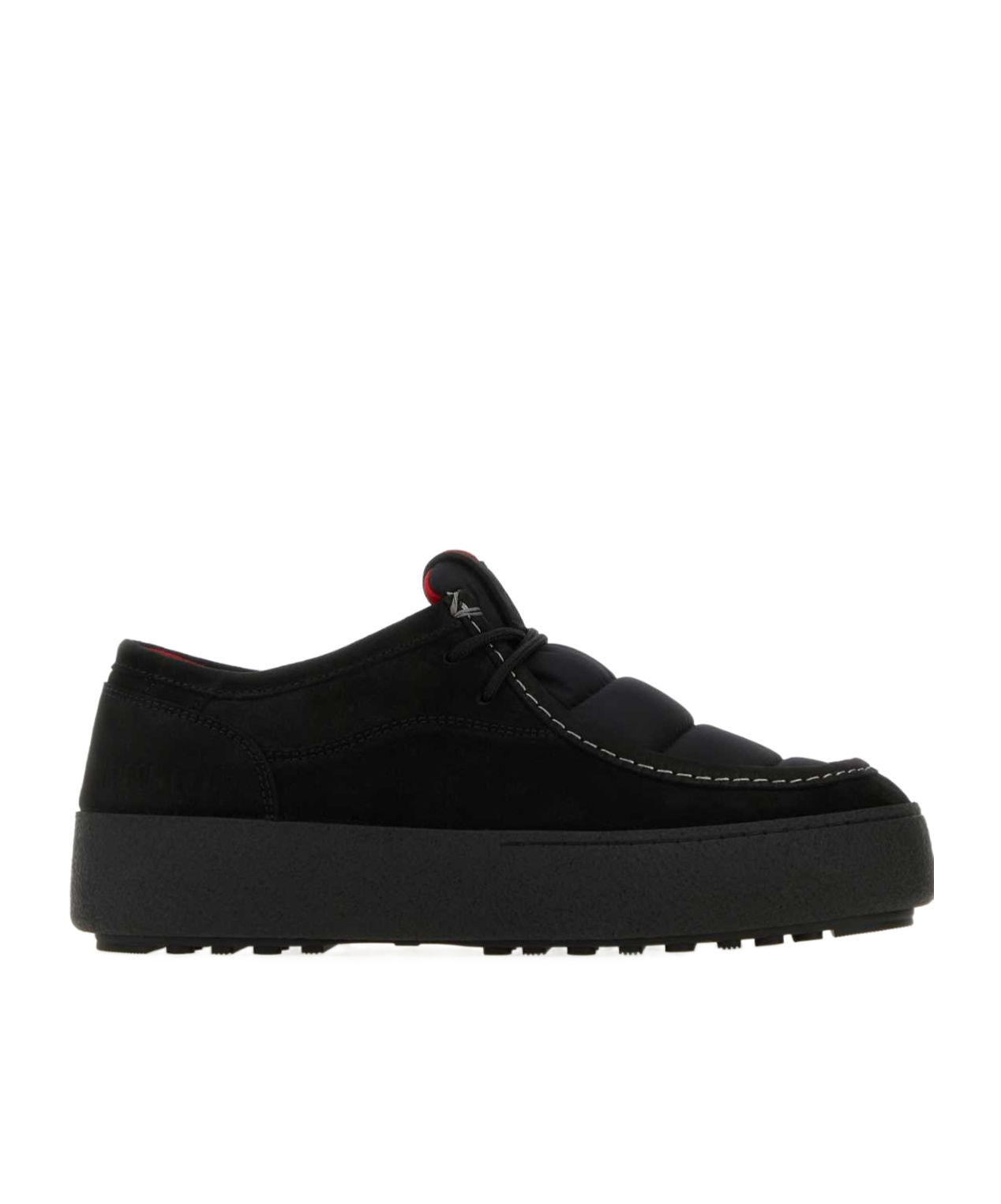 Moon Boot Mtrack Wallaby Panelled Suede Boots In Black
