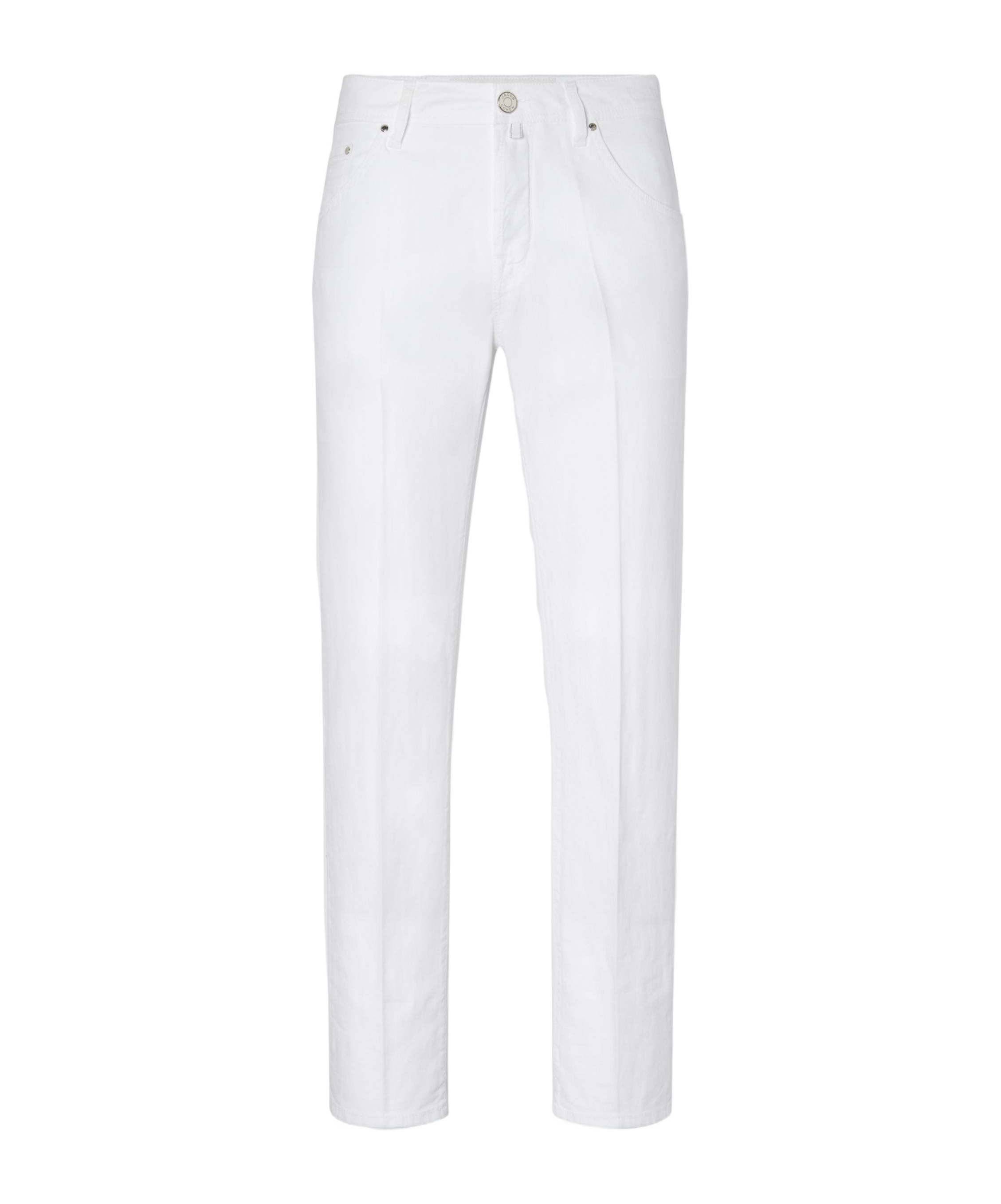 Shop Jacob Cohen Scott Slim-cut Jeans In White