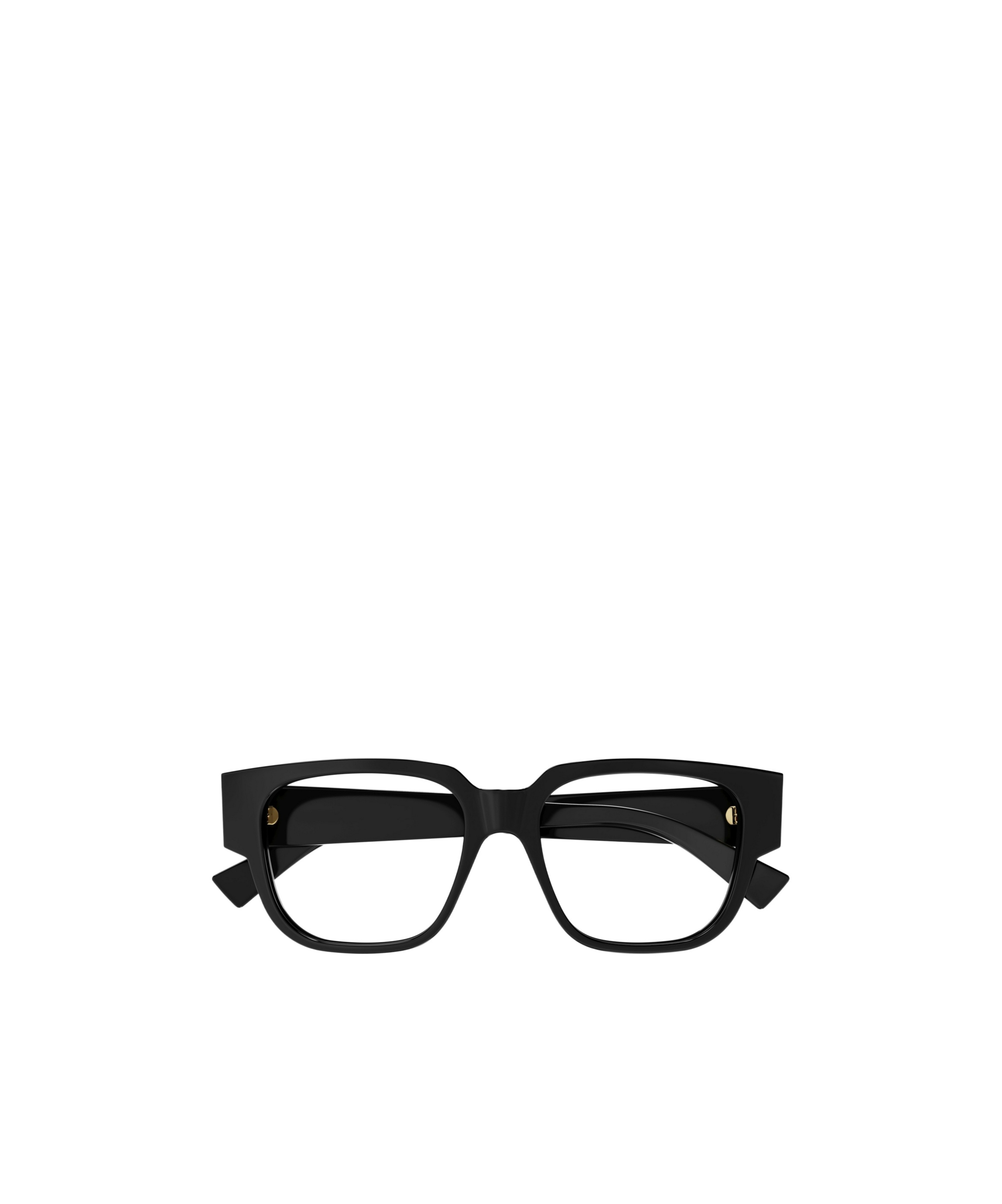 Bottega Veneta Geometric Frame Flat Mirror In Black