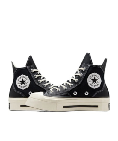 Converse Square Head High Top Casual Shoes In Black