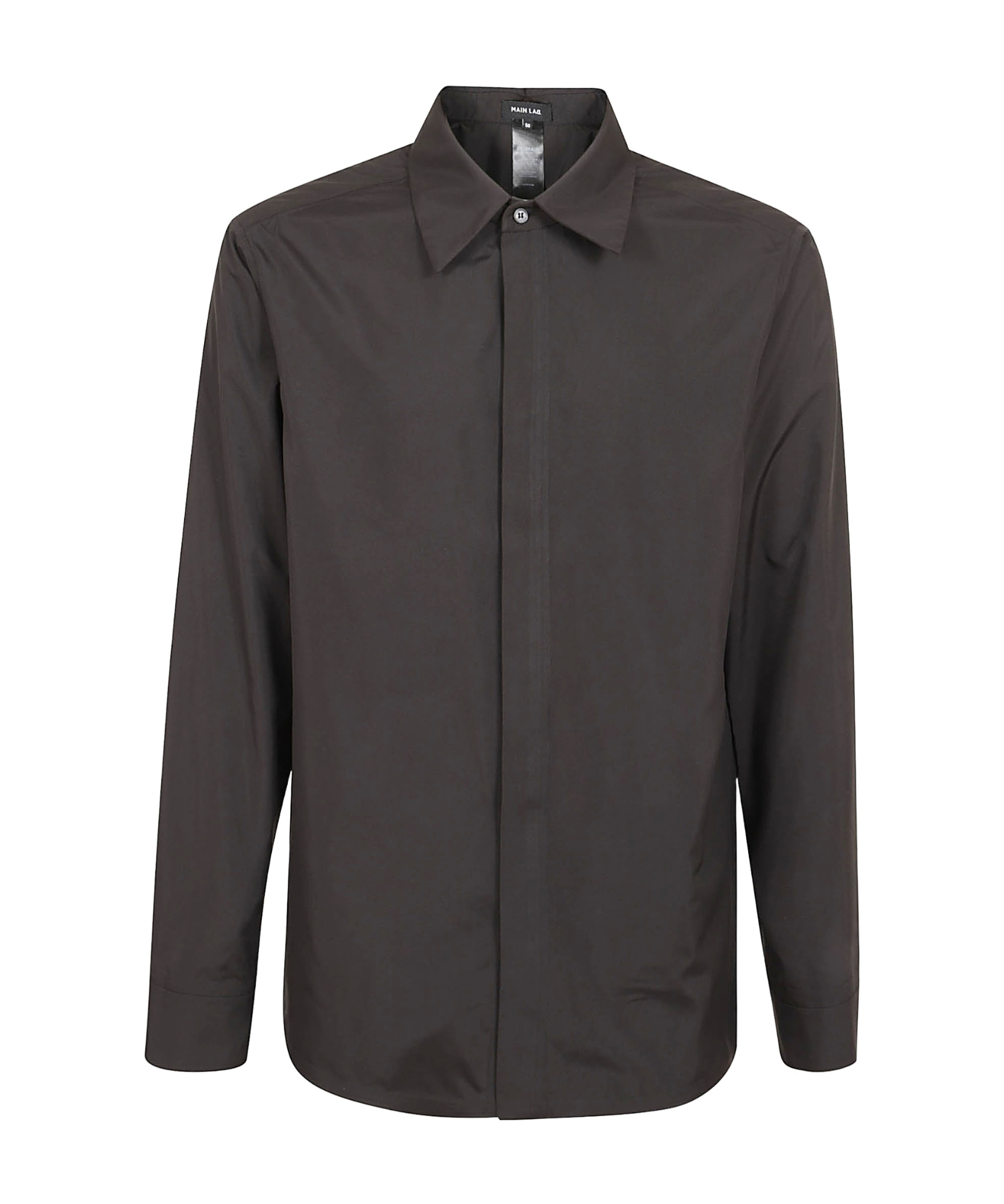 Balmain Logo-print Long-sleeve Shirt In Black