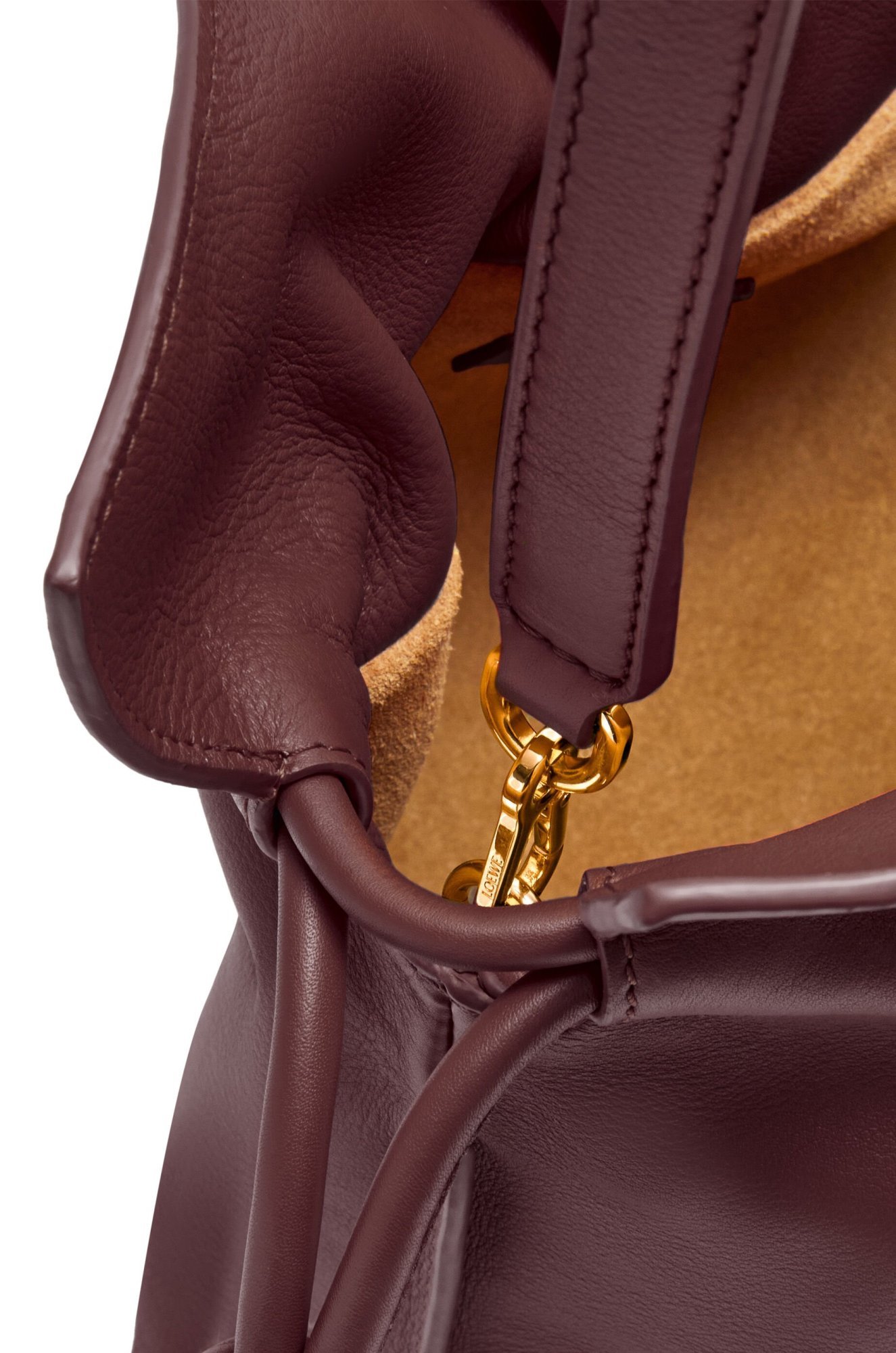 Loewe Flamenco Clutch In Nappa Calfskin In Red