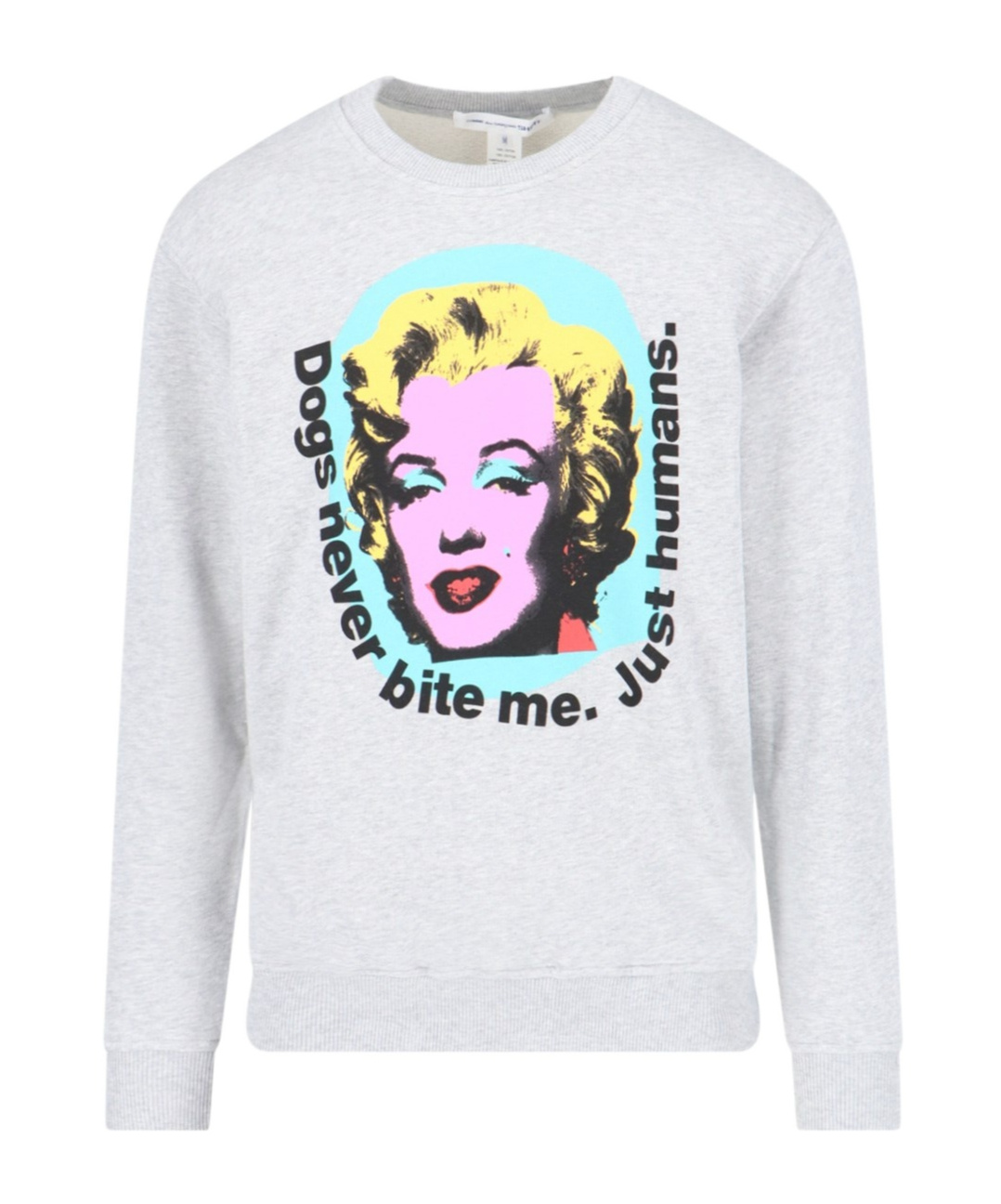 Comme Des Garçons Shirt Andy Warhol Printed Sweatshirt In White