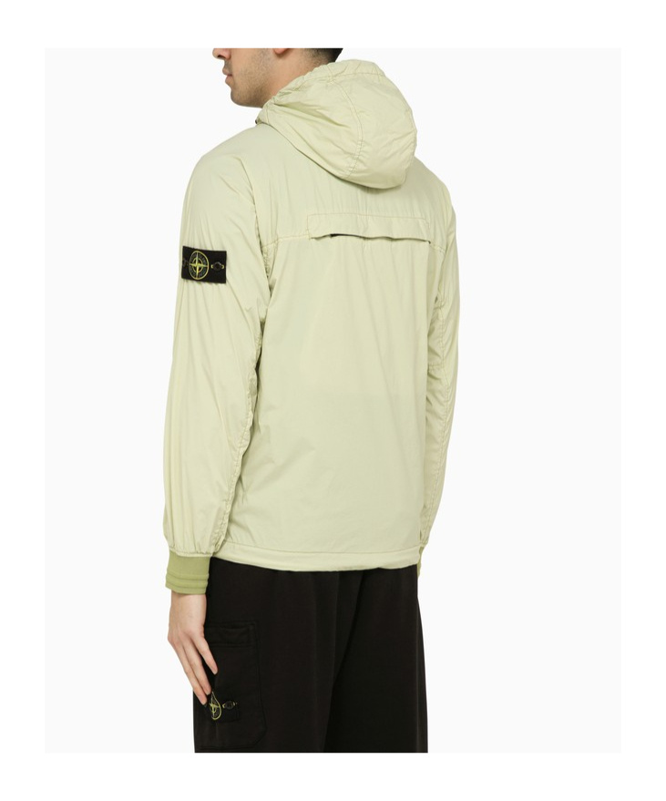 Stone Island Lightweight Jacket Green Polyamide In Green