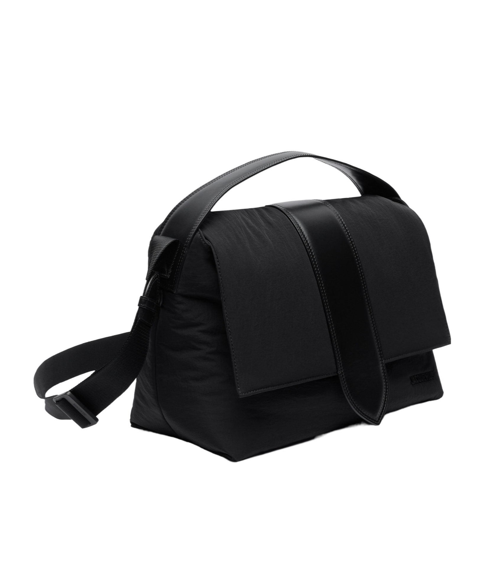 Jacquemus Le Petit Messenger Bambino Shoulder Bag Unica In Black