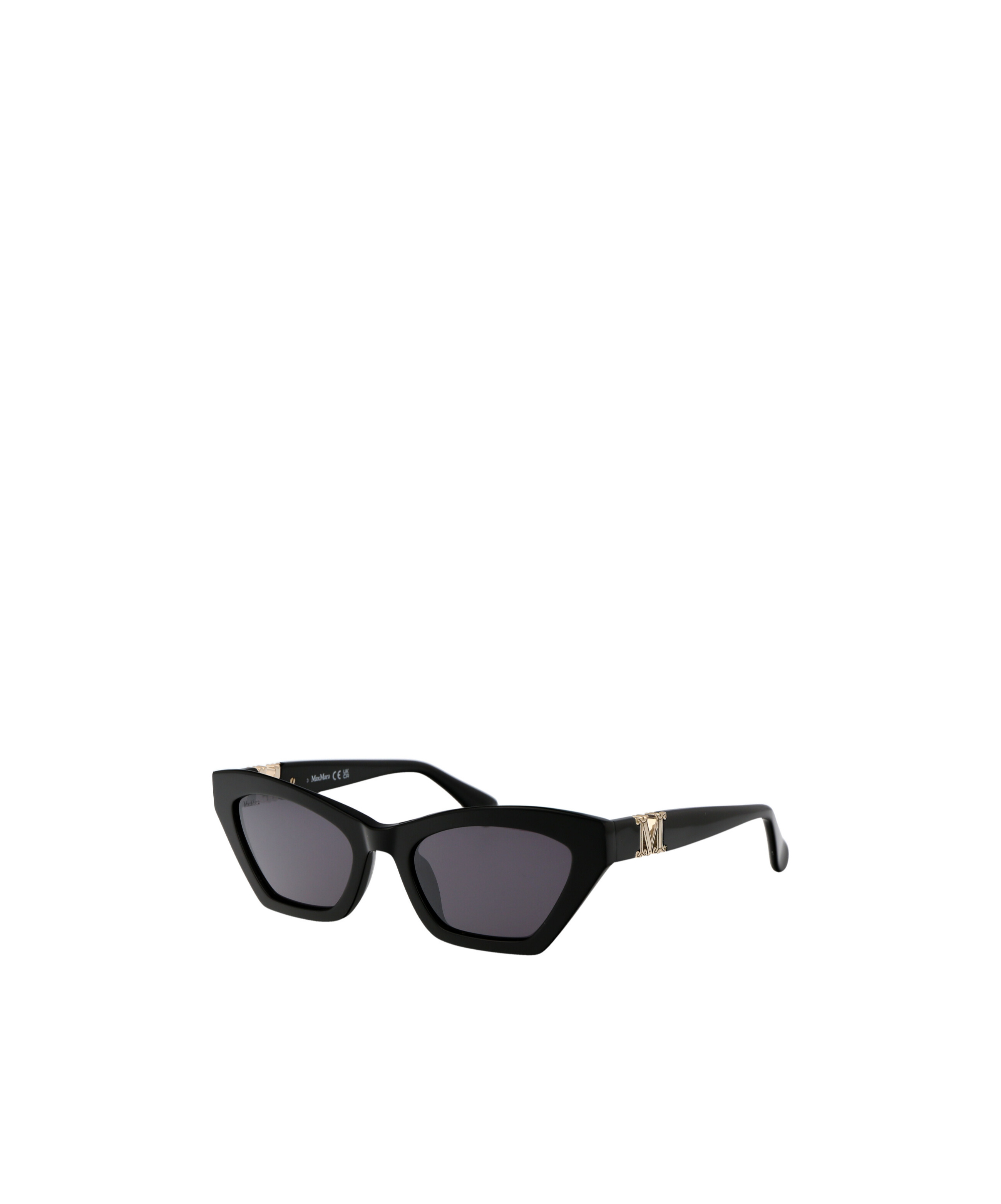 Max Mara Logo Sunglasses In Black