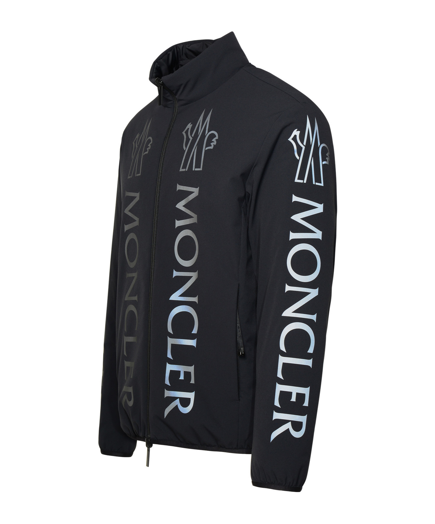 Moncler Ponset Reversible Nylon Jacket In Black