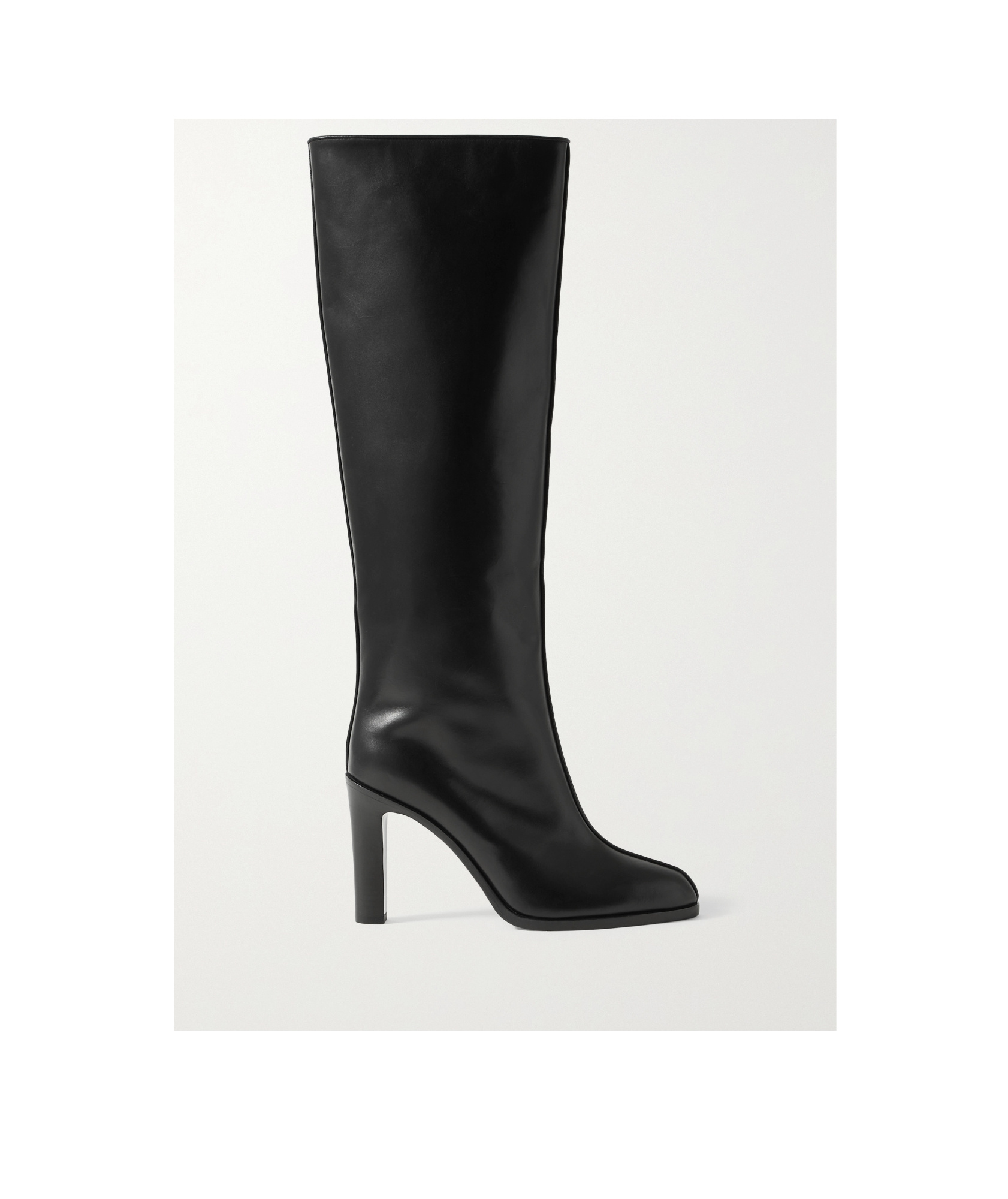 The Row Pointed High-heeled Boots In Black