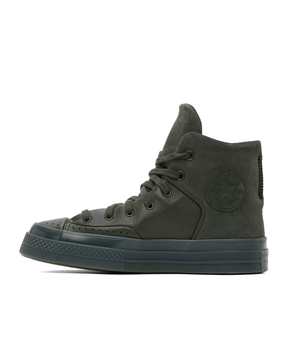 Converse Logo Decorated High-top Board Shoes In Black