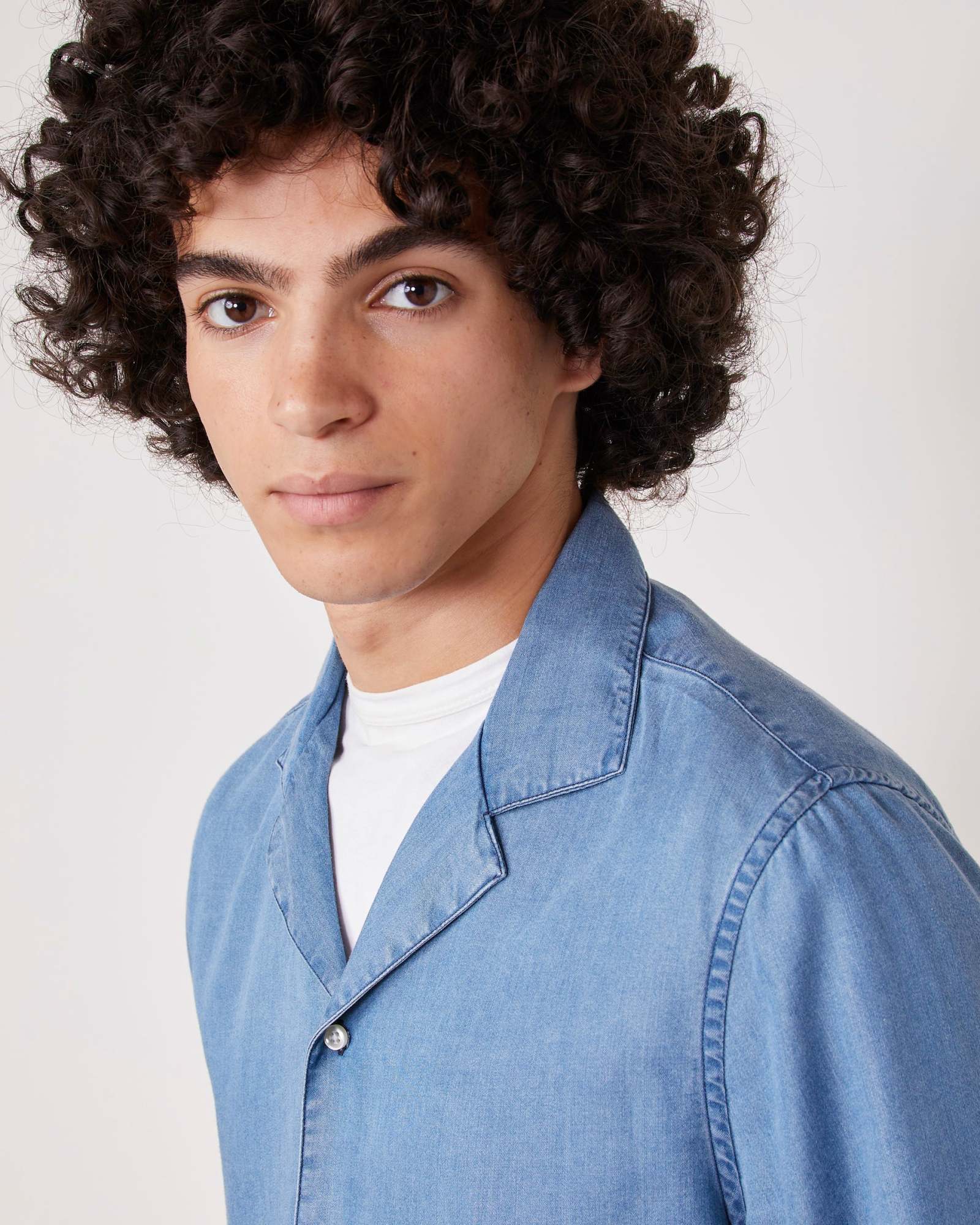 OFFICINE GENERALE CHAMBRAY LYOCELL SHIRT