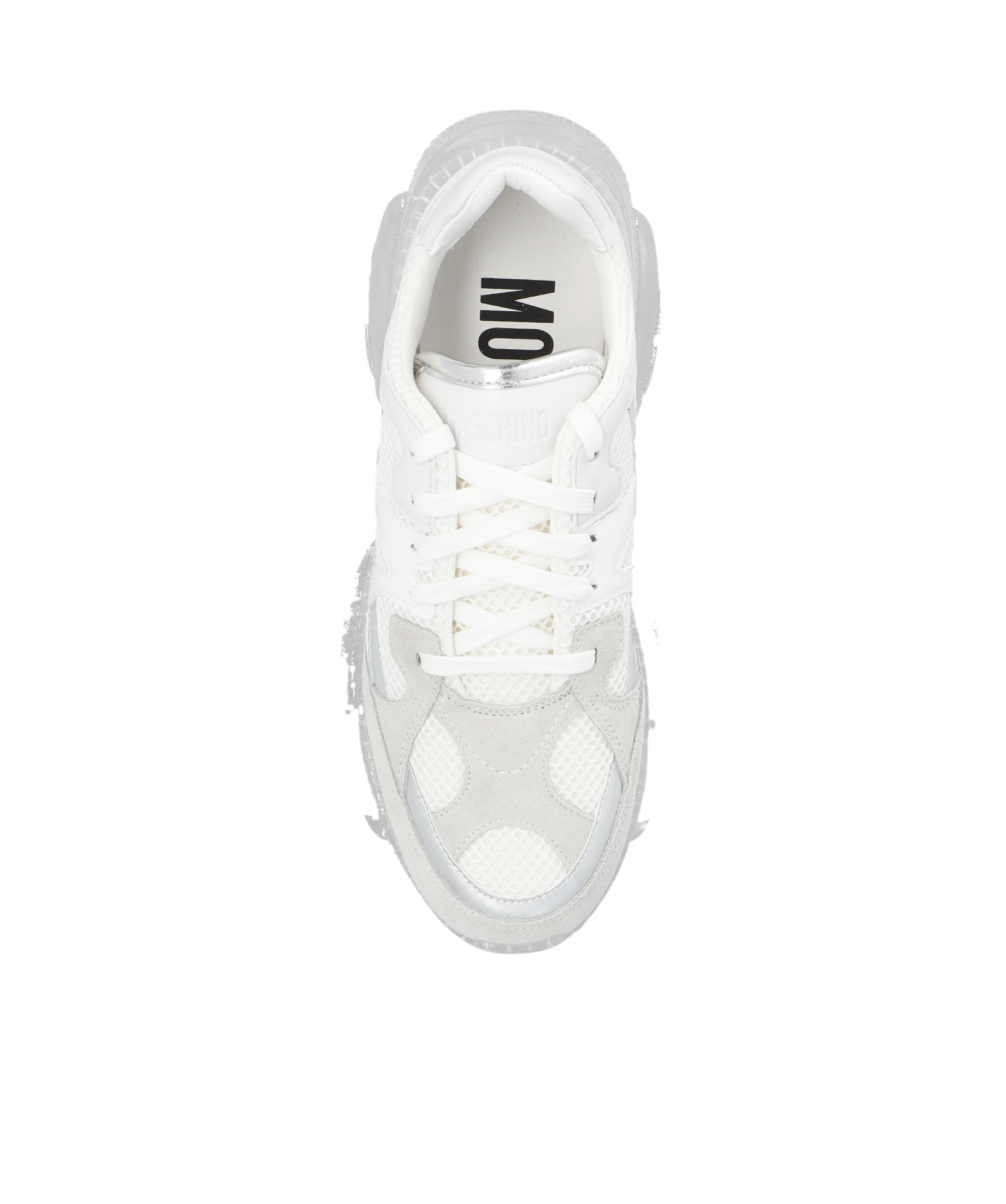Moschino Chunky Lace-up Sneakers In White
