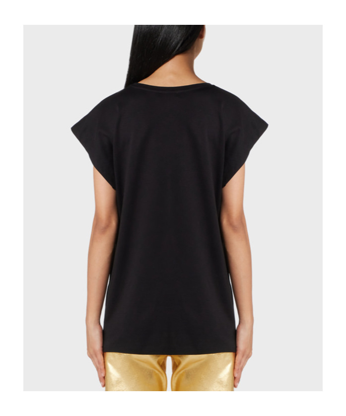 Blumarine Short-sleeved T-shirt In Black