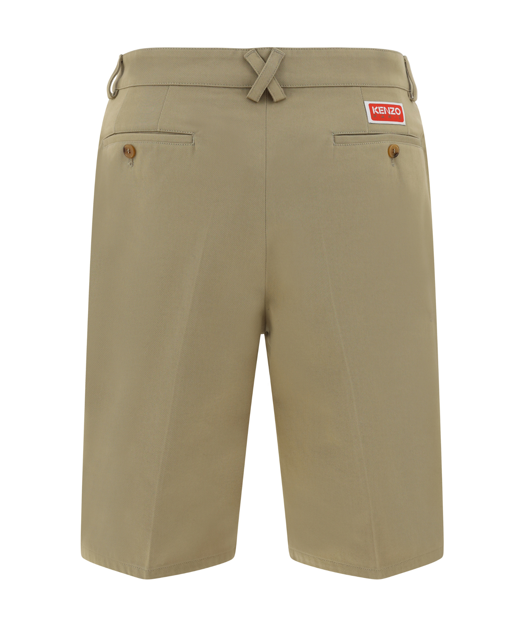 Kenzo Chino Bermuda In Brown