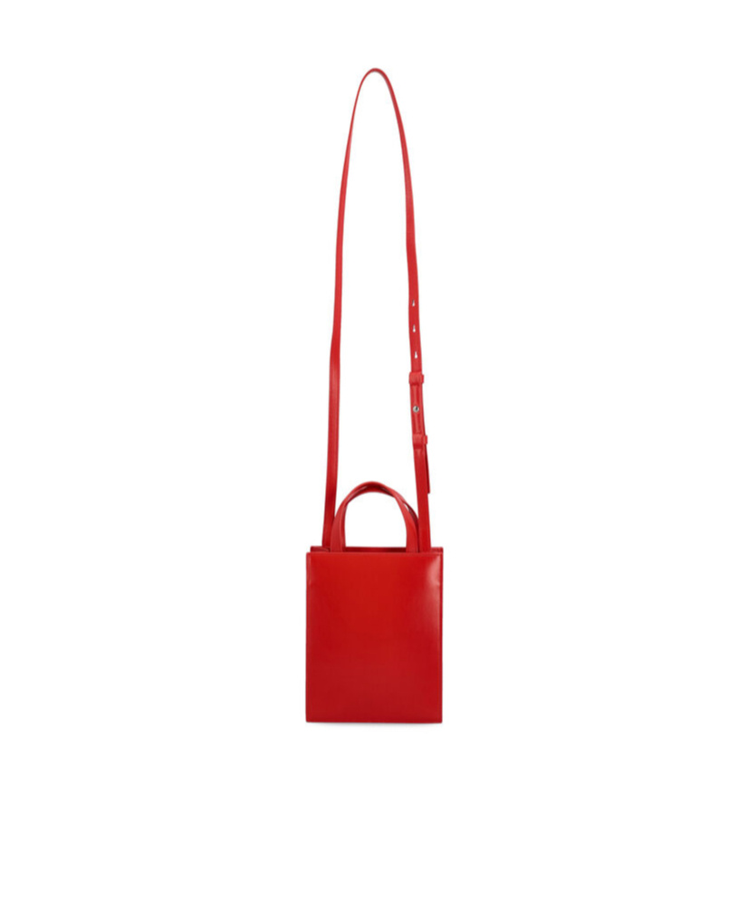 Ferragamo Salvatore Gancini-plaque Mini Tote Bag In Red