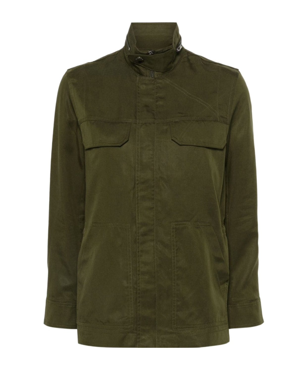 Zadig & Voltaire Zadig Voltaire Kayaka Military Jacket In Green