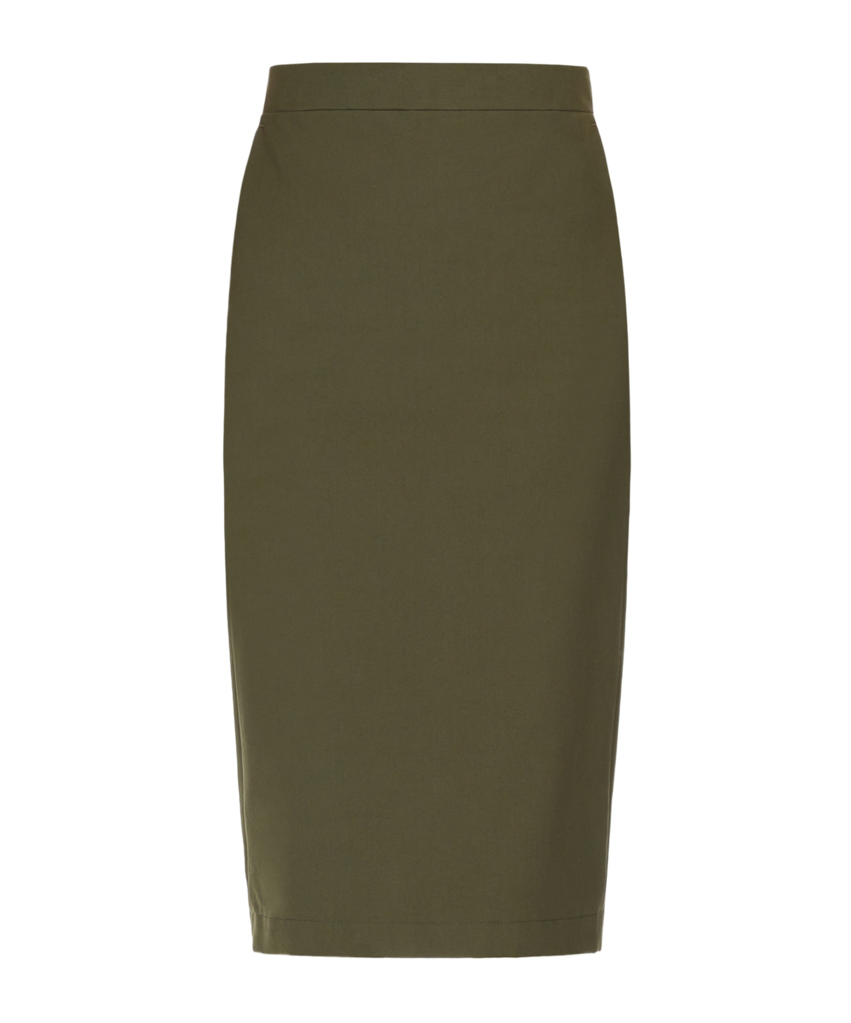 Max Mara Gonna Cognac In Green