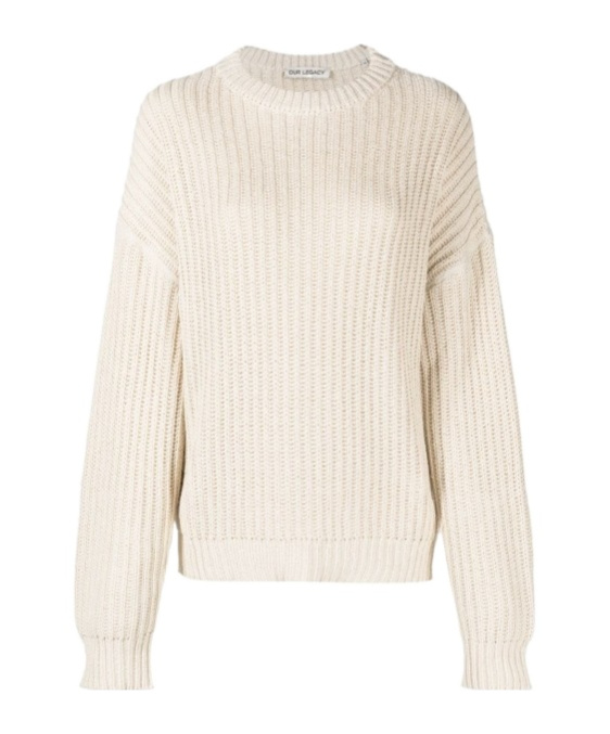 Our Legacy Sonar Intarsia-knit Jumper In White