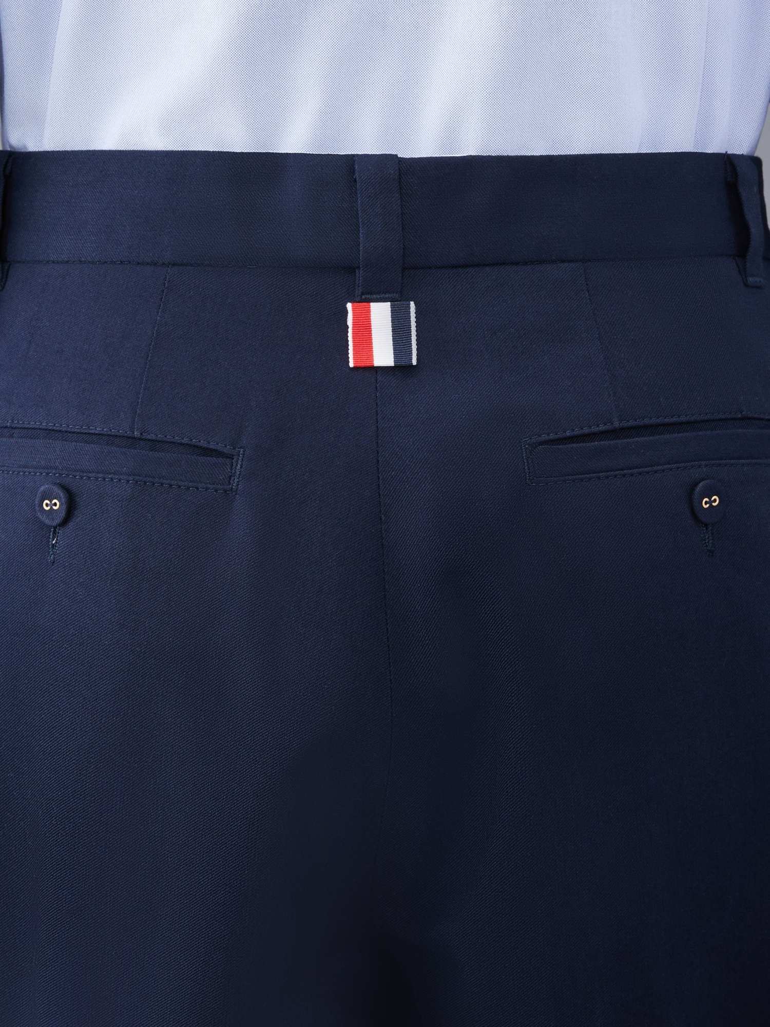 Thom Browne 4 Bar-stripe Cotton Shorts In Black