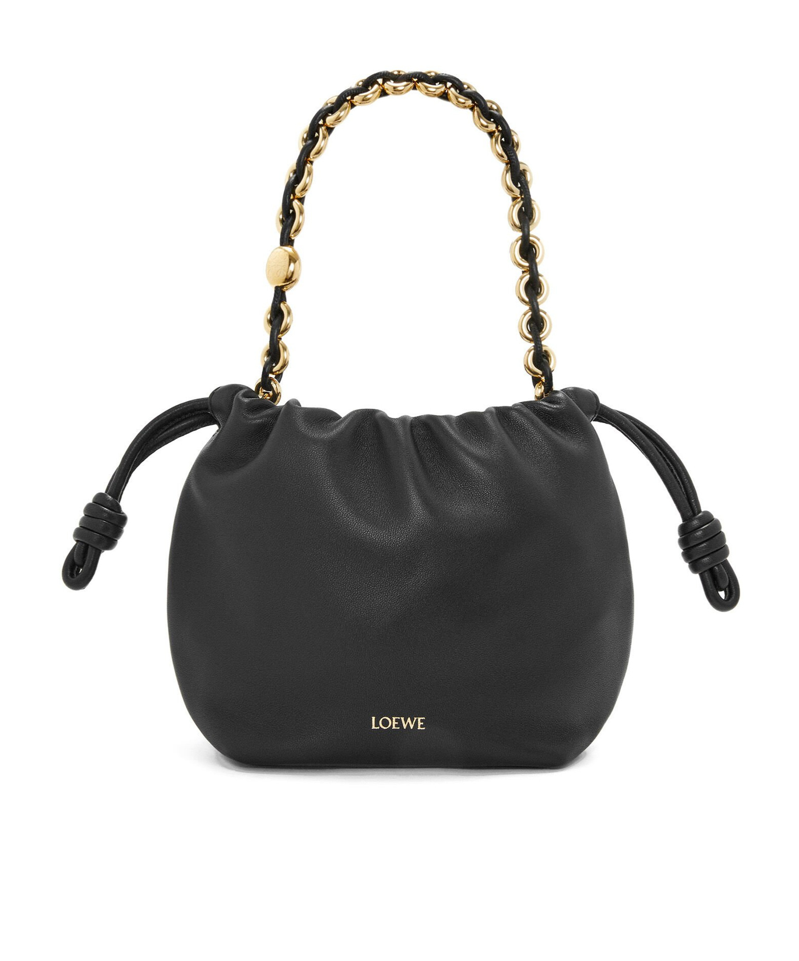 Loewe Bucket Shoulder Bag In Black