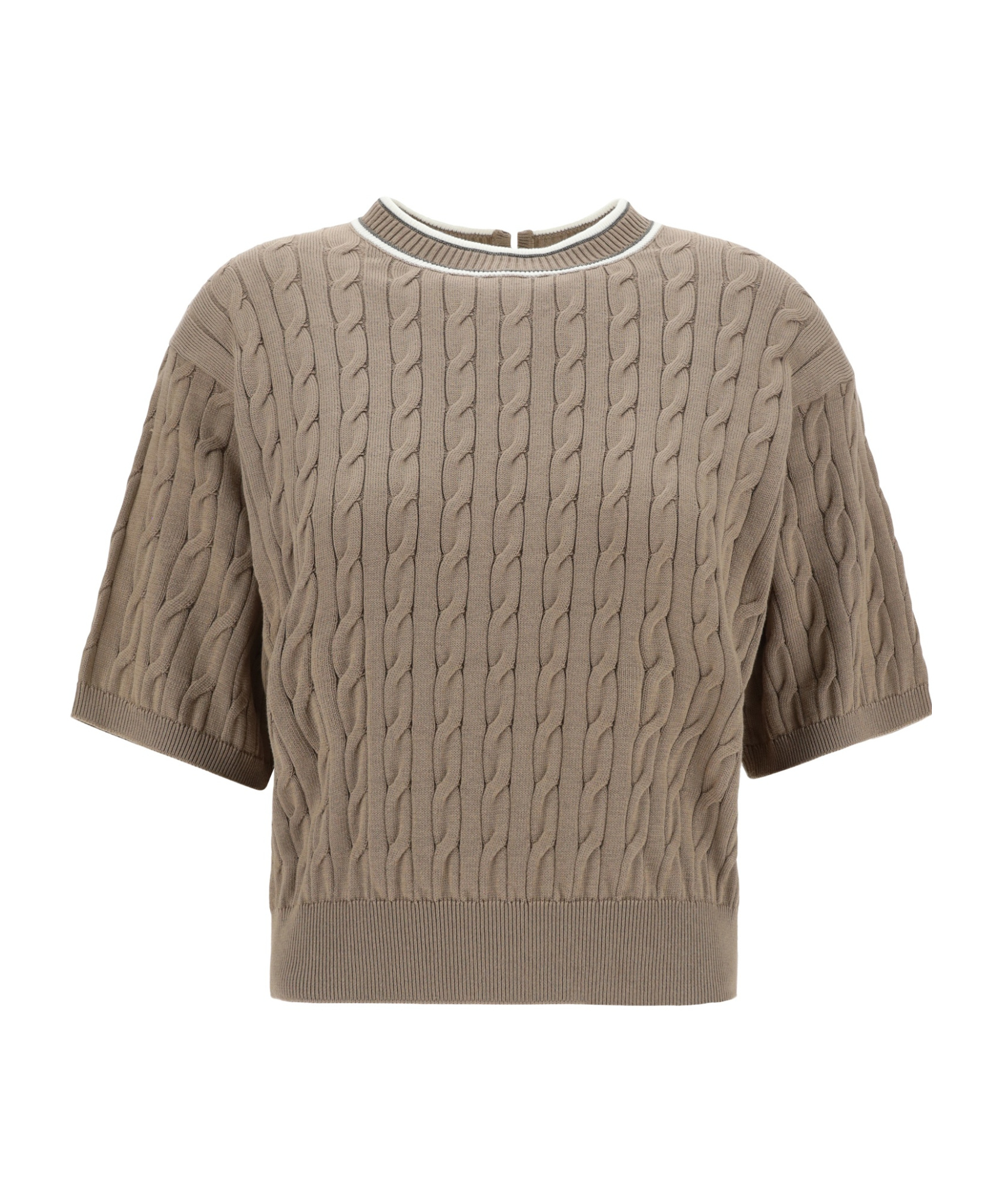 Brunello Cucinelli T-shirt In Gray