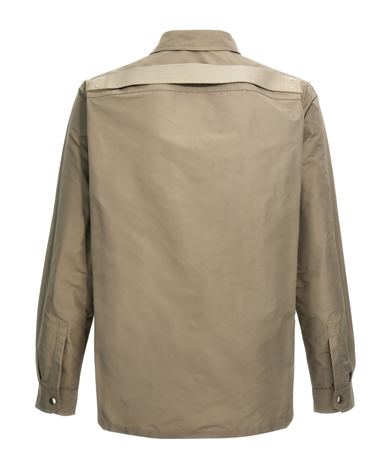 Shop Rick Owens Fogpocket Shirt Jacket In Brown