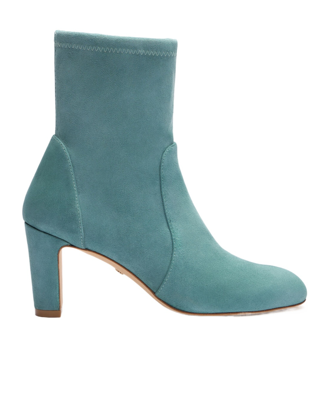 Stuart Weitzman Vida 75mm Suede Ankle Boots In Blue