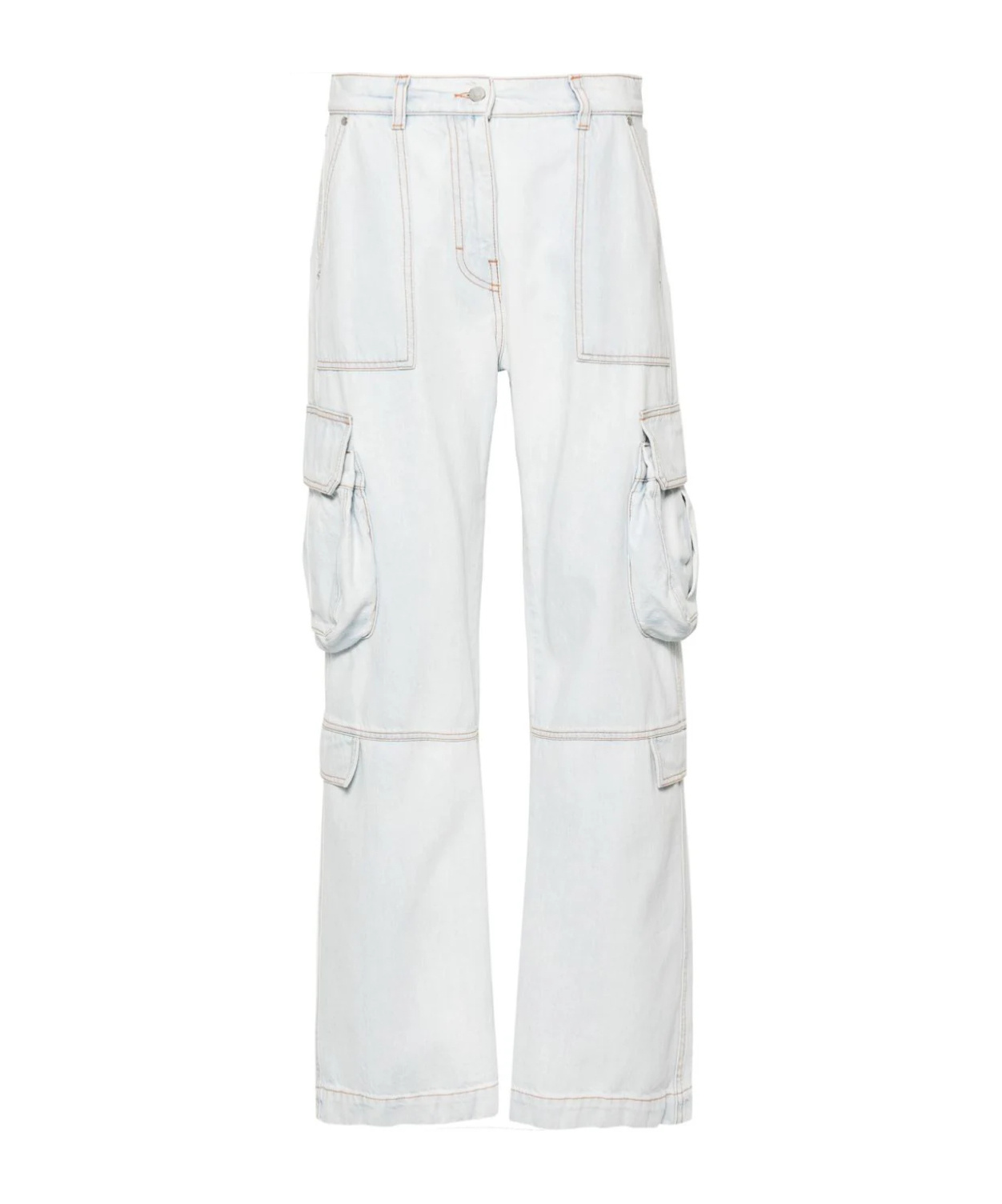Msgm Mid-rise Straight-leg Jeans In White