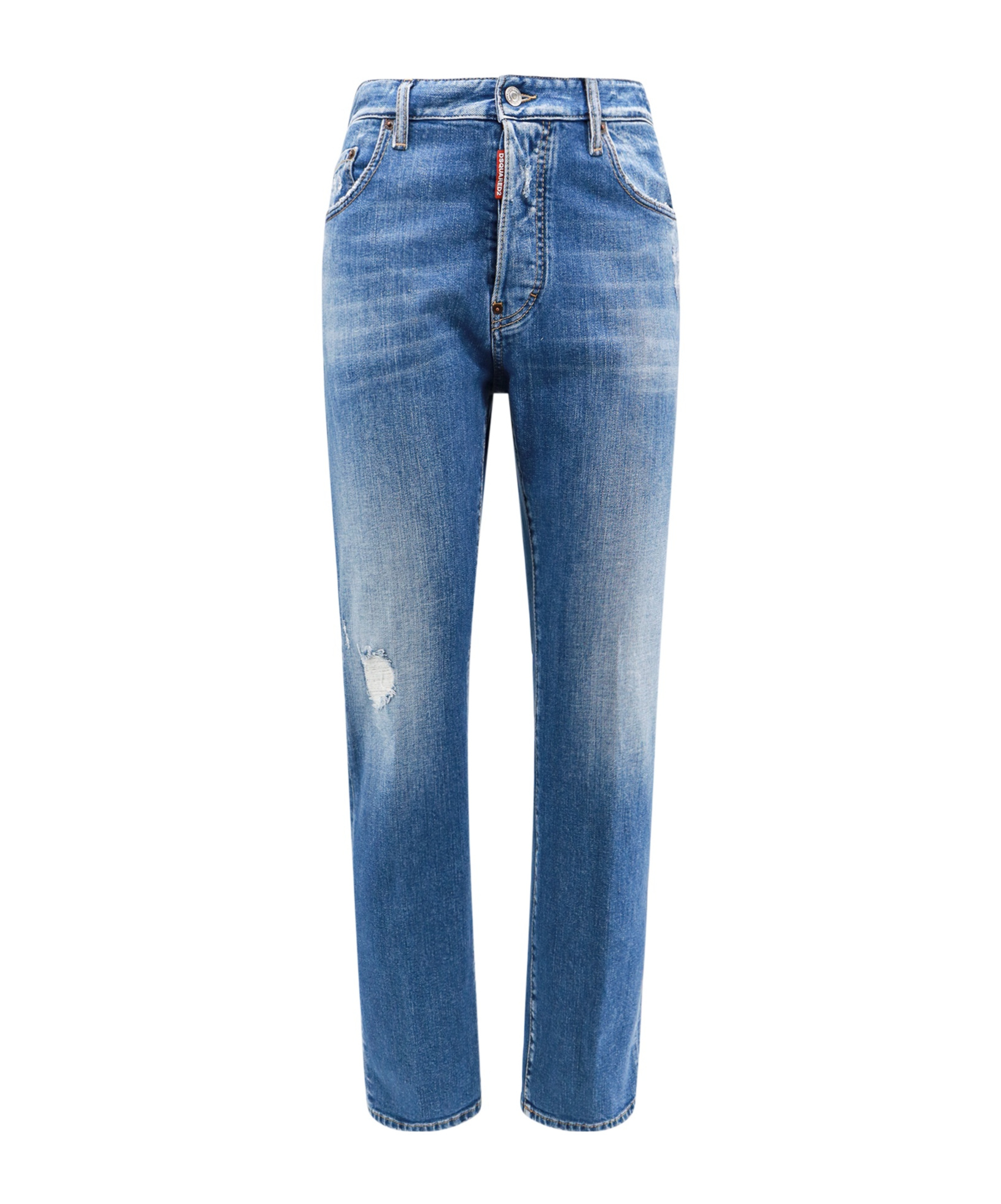Shop Dsquared2 642 Slim-cut Jeans In Blue