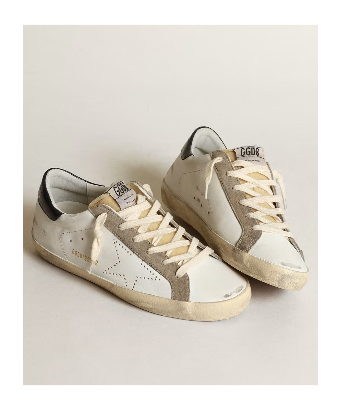Golden Goose Super Star Sneakers In Nude