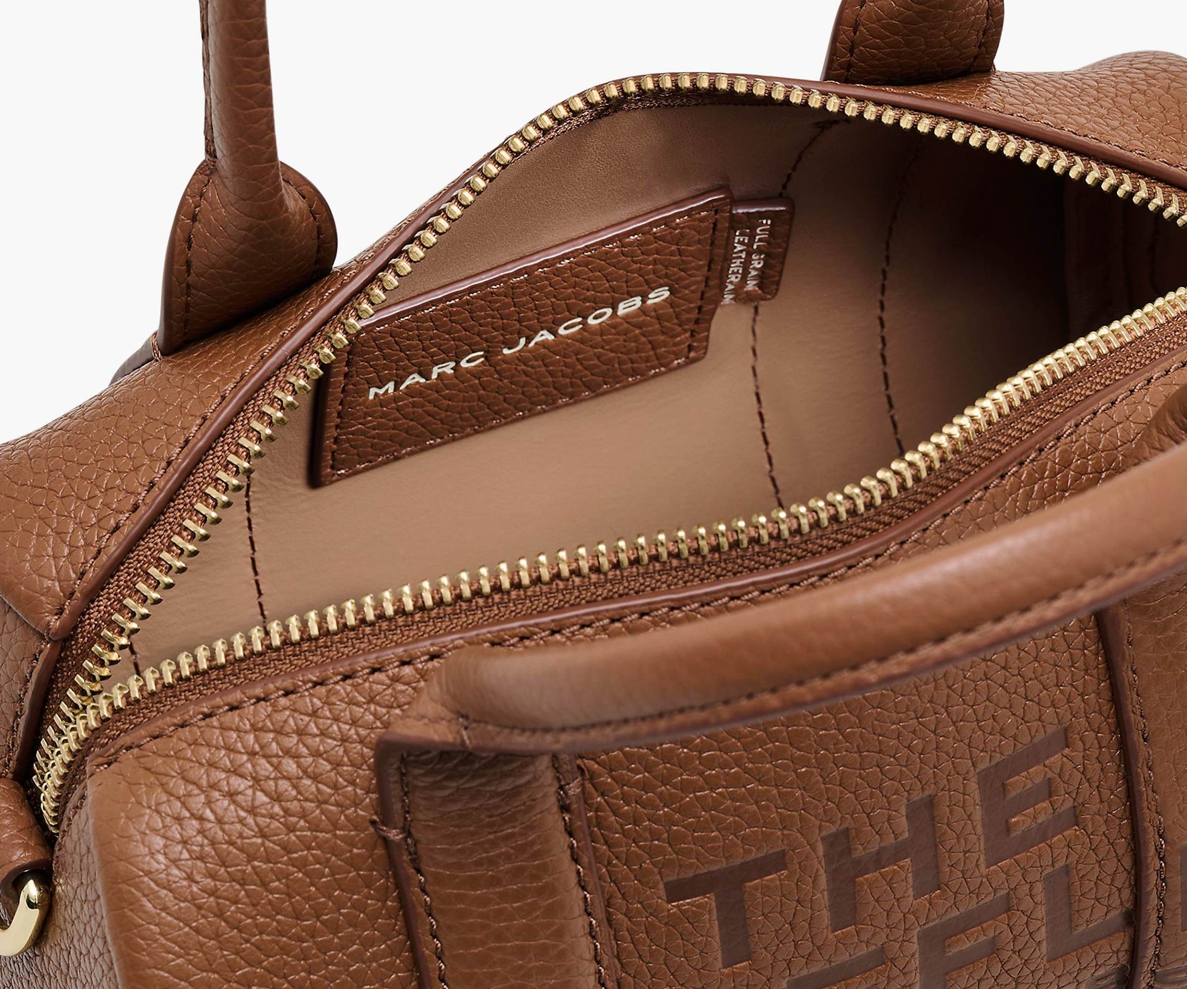 Marc Jacobs Logo Mini Shoulder Bag In Brown