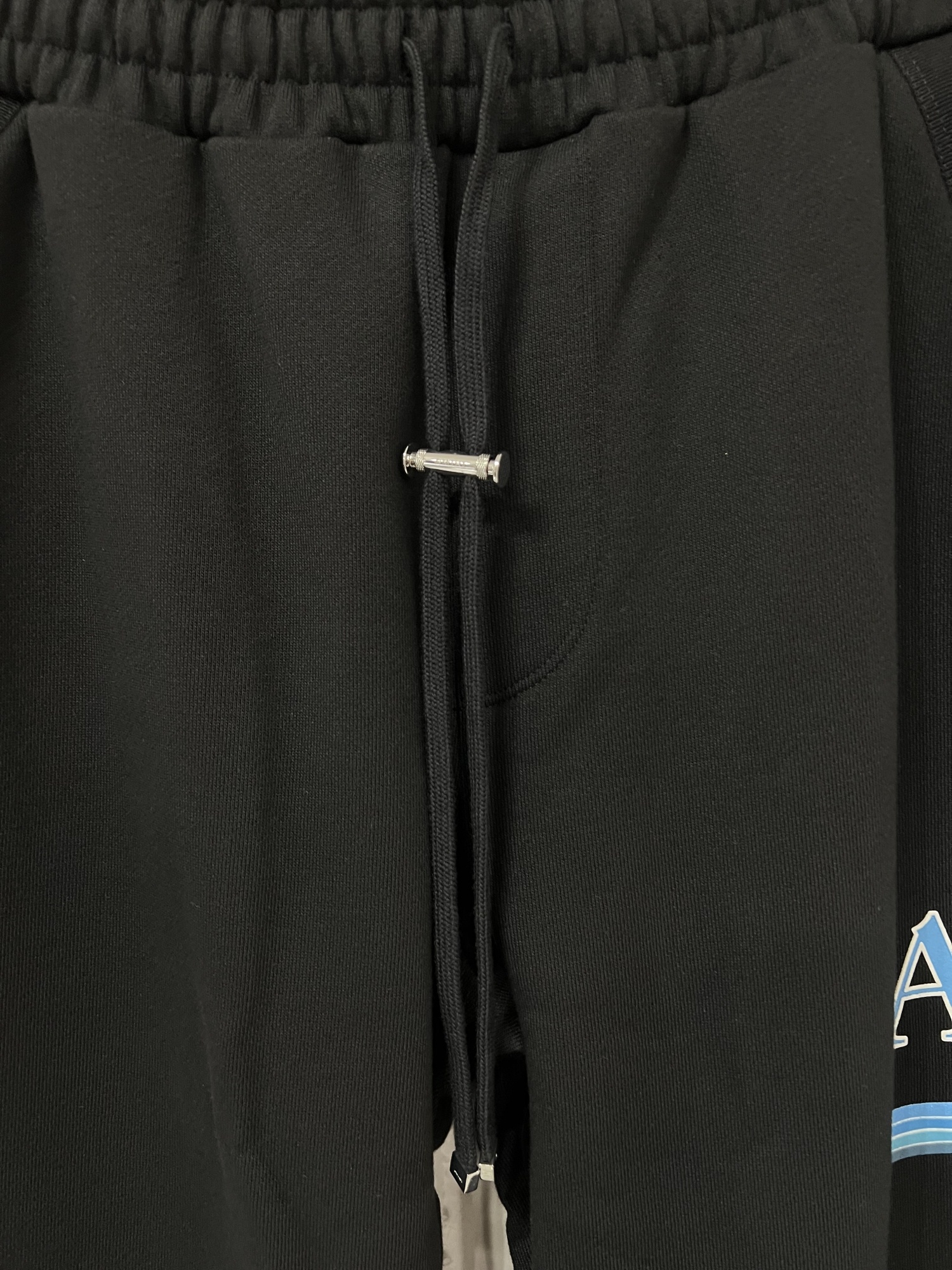 Amiri Ma Bar Cotton Track Pants In Black